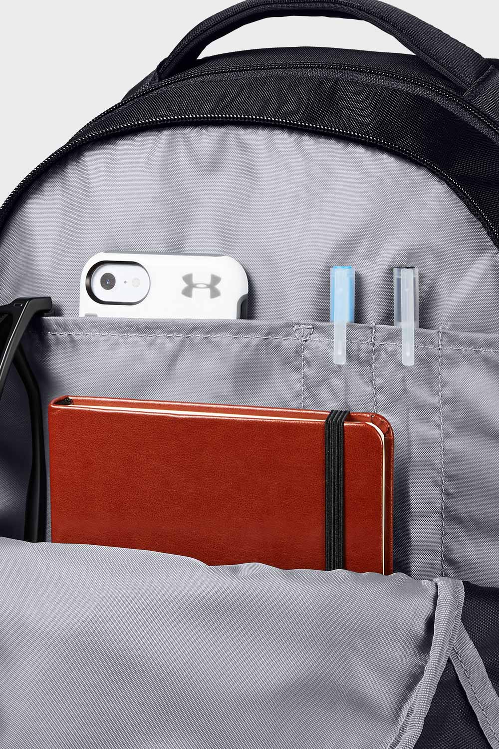 UA Hustle 5.0 Backpack - Black - workoutbrands.com