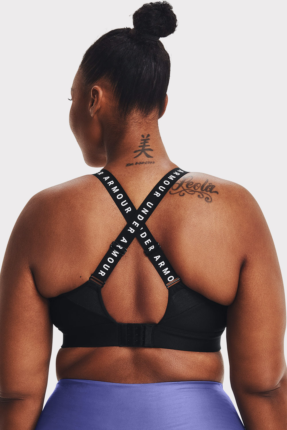 UA Infinity High Bra - Black - workoutbrands.com