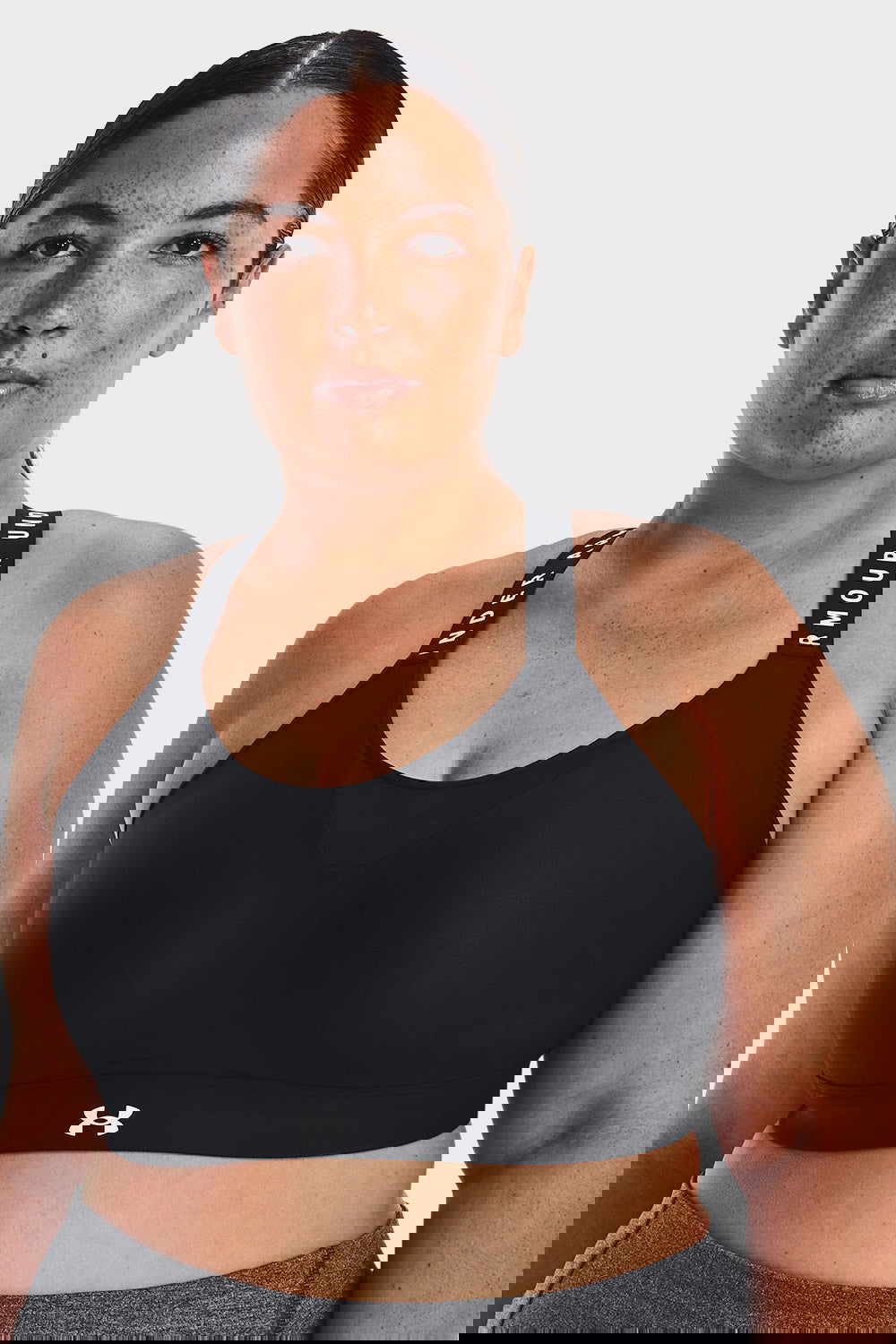 UA Infinity High Bra - Black - workoutbrands.com