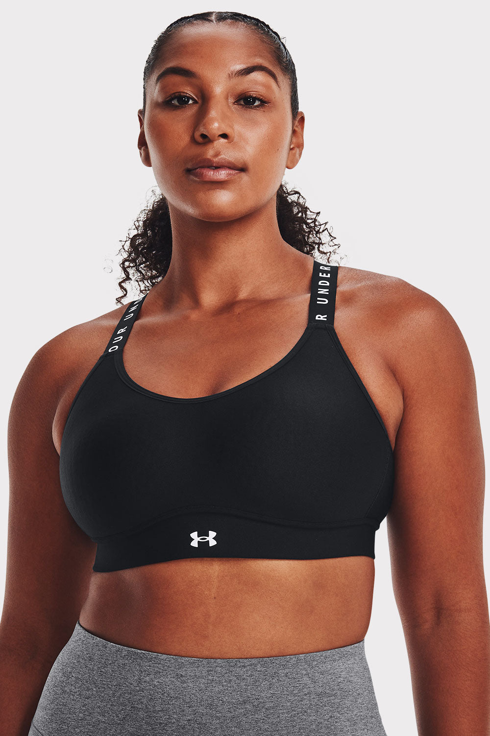 UA Infinity Mid Covered - Black - workoutbrands.com