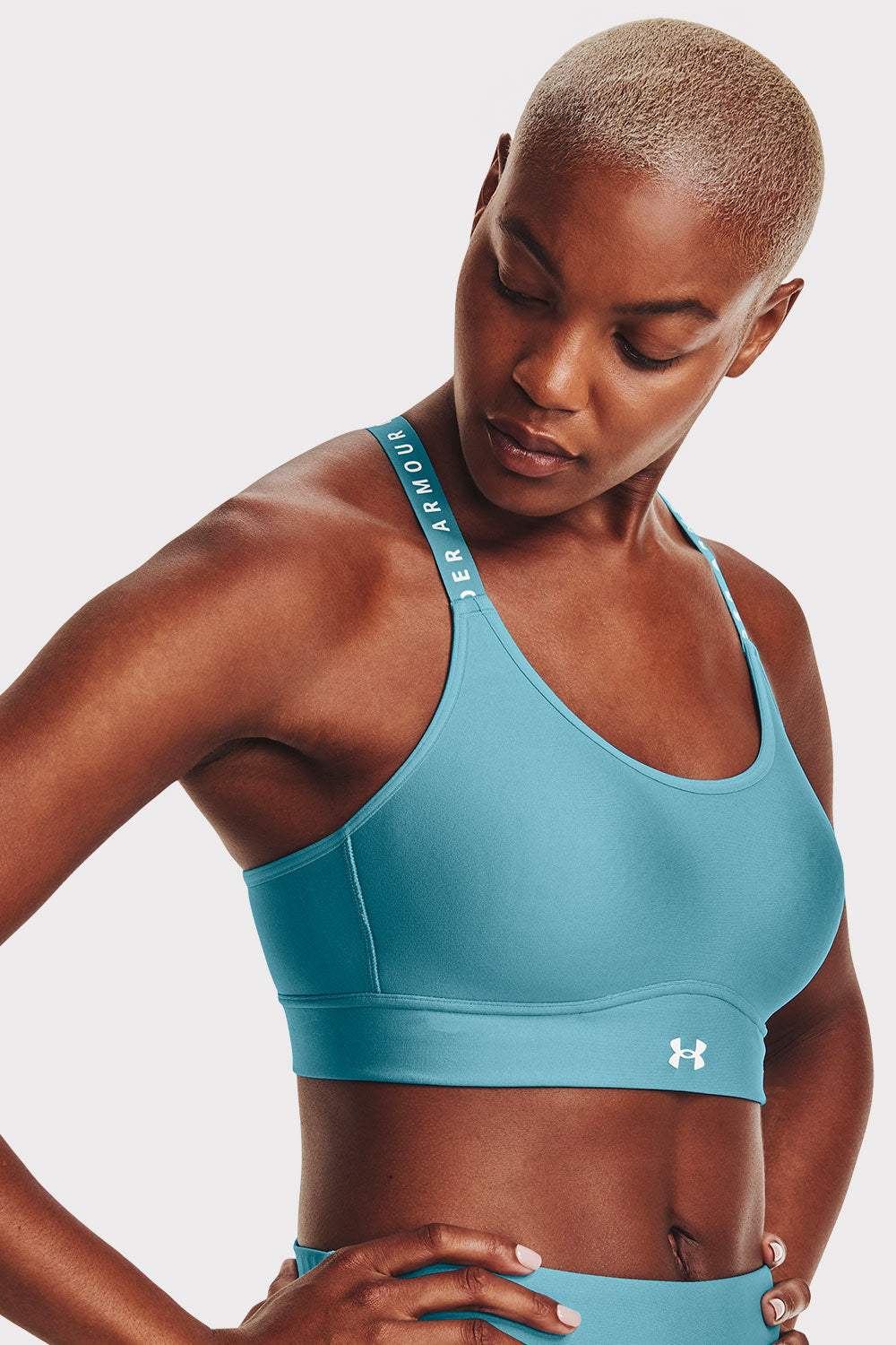 UA Infinity Mid Covered - Glacier Blue - workoutbrands.com