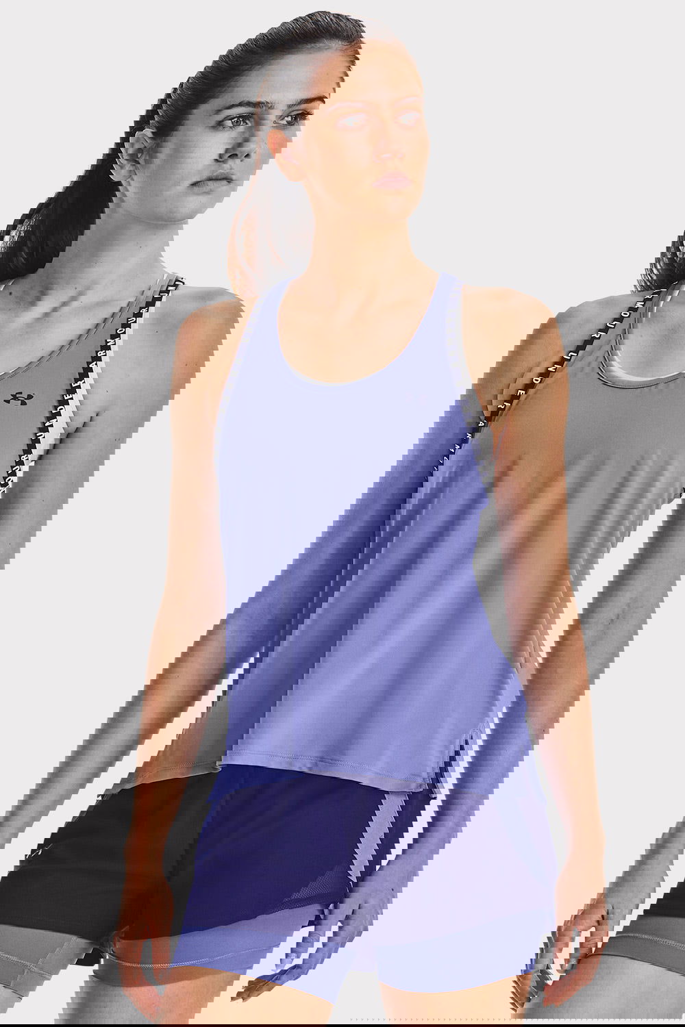 UA Knockout Tank - Baja Blue - workoutbrands.com