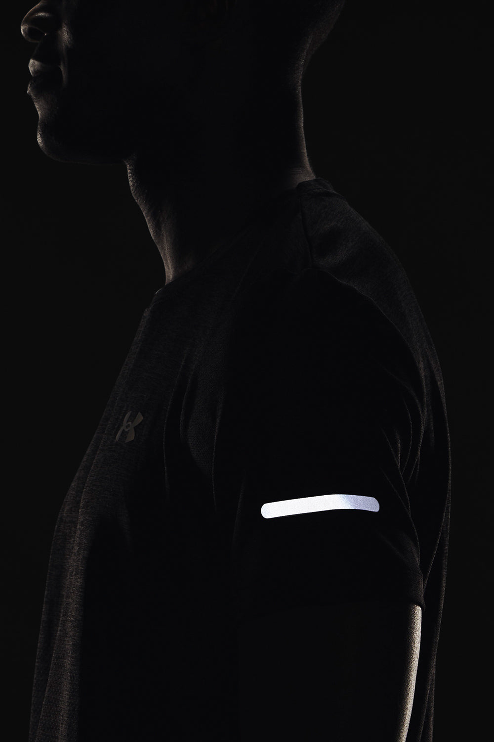 UA Seamless Stride SS - Black - workoutbrands.com