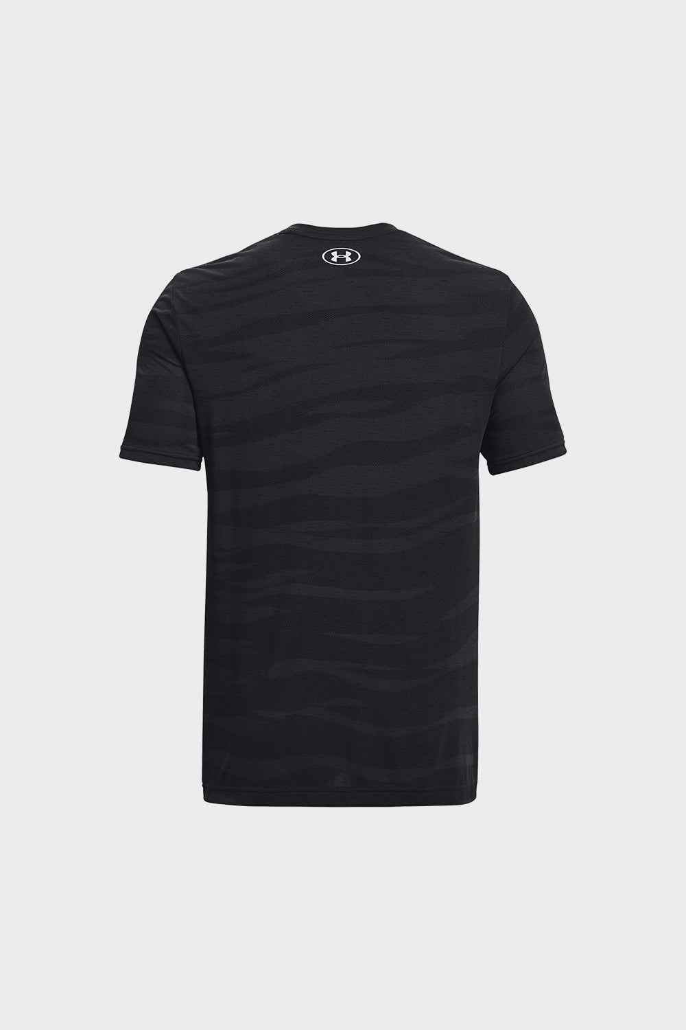UA Seamless Wave SS - Black - workoutbrands.com