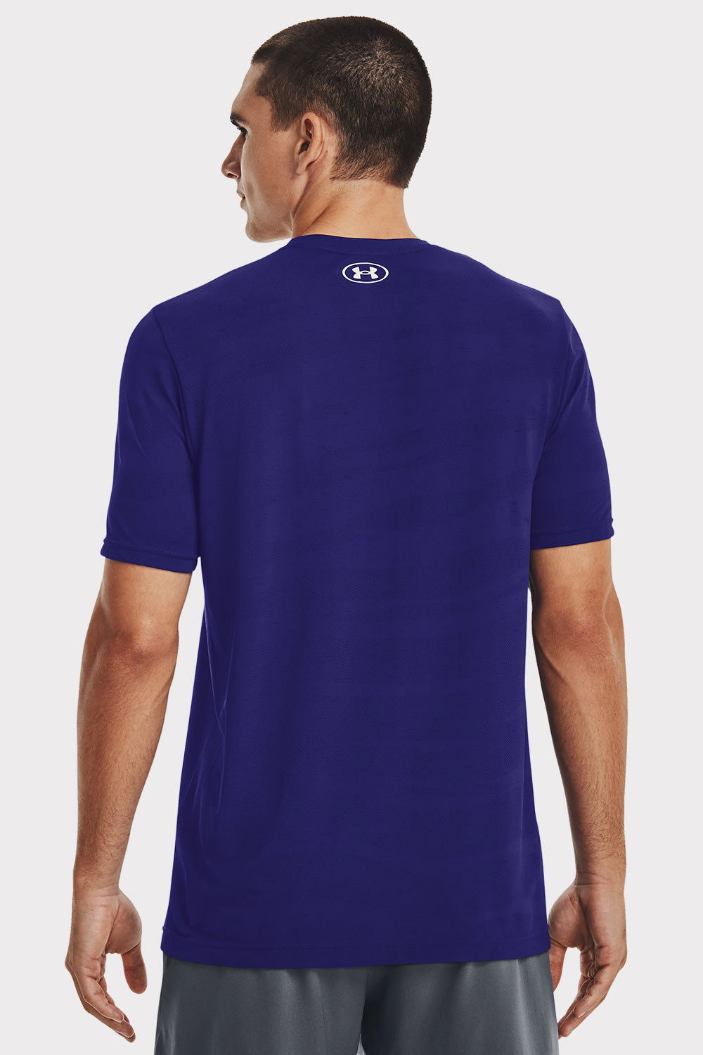 UA Seamless Wave SS - Sonar Blue - workoutbrands.com