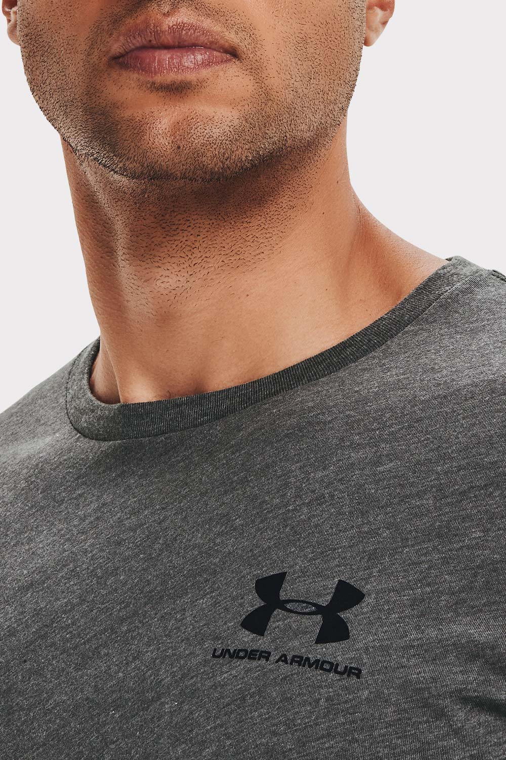 UA Sportstyle LC SS - Charocal Medium Heat - workoutbrands.com