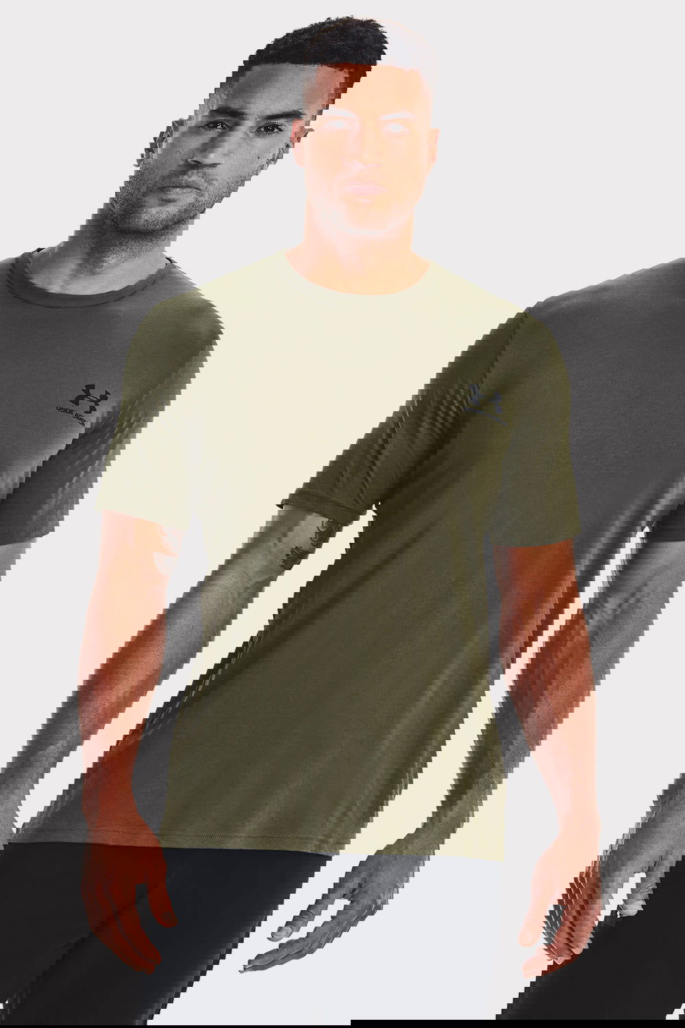 UA Sportstyle LC SS - Marine Od Green - workoutbrands.com