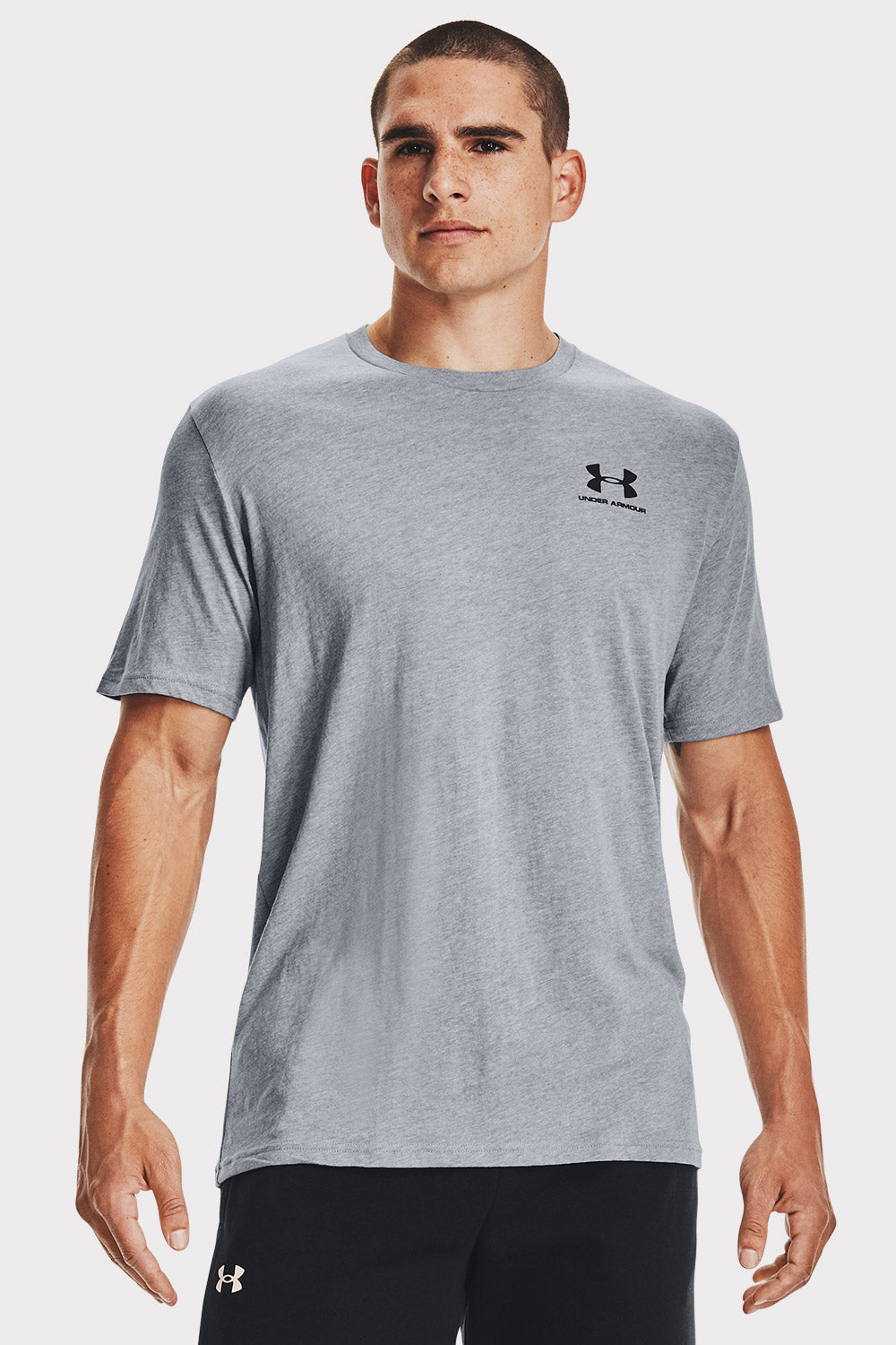 UA Sportstyle LC SS - Steel - workoutbrands.com