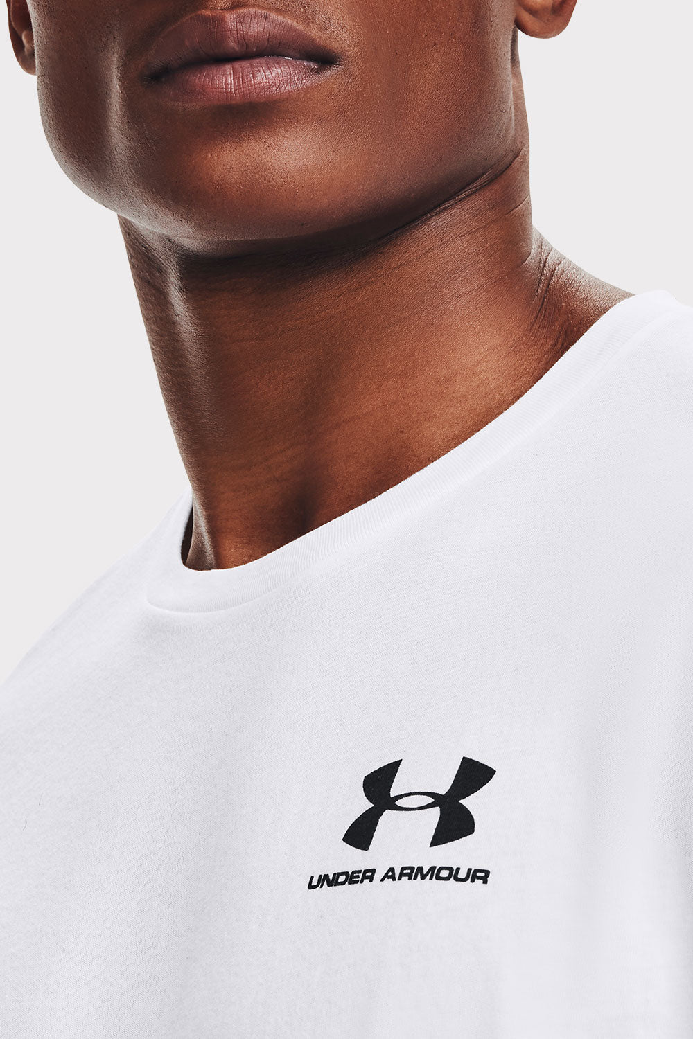 UA Sportstyle LC SS - White - workoutbrands.com