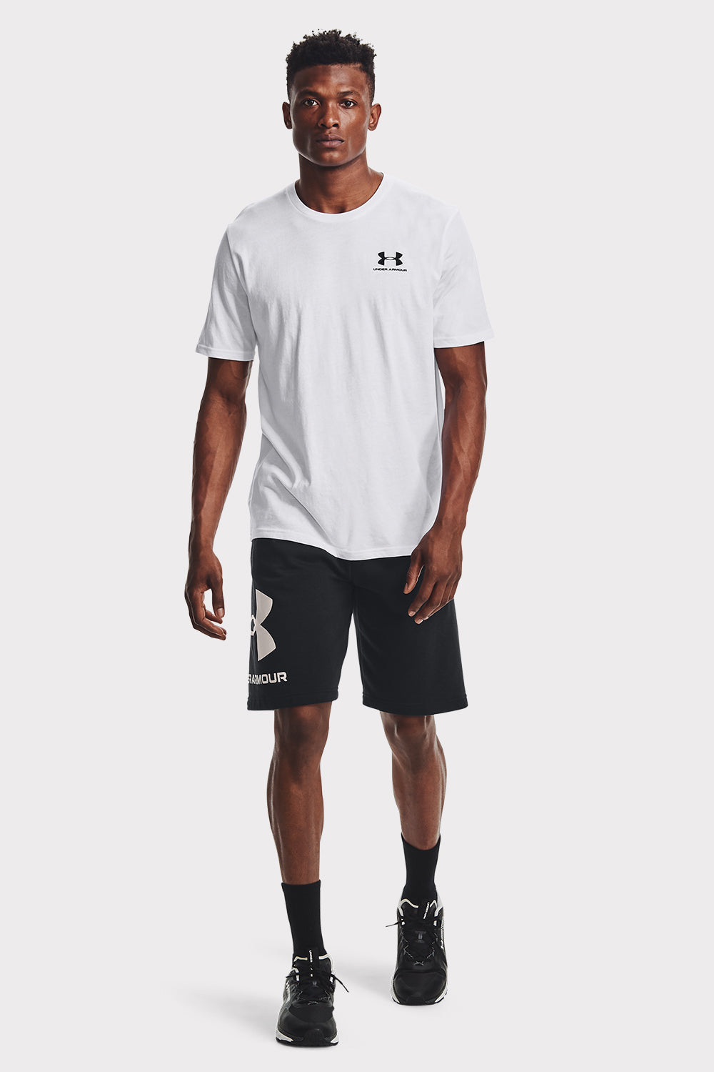 UA Sportstyle LC SS - White - workoutbrands.com
