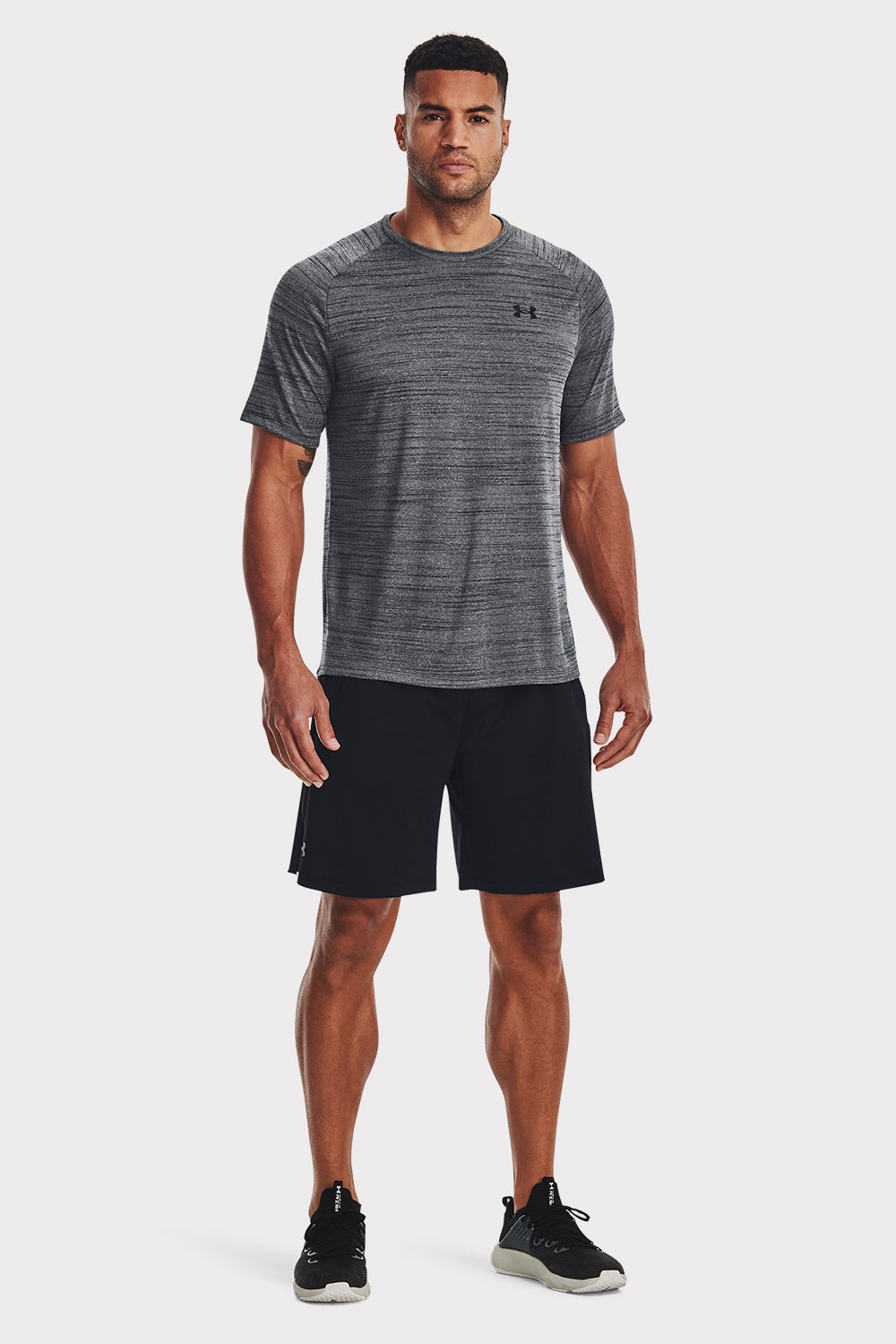 UA Tiger Tech 2.0 SS - Black/Grey - workoutbrands.com