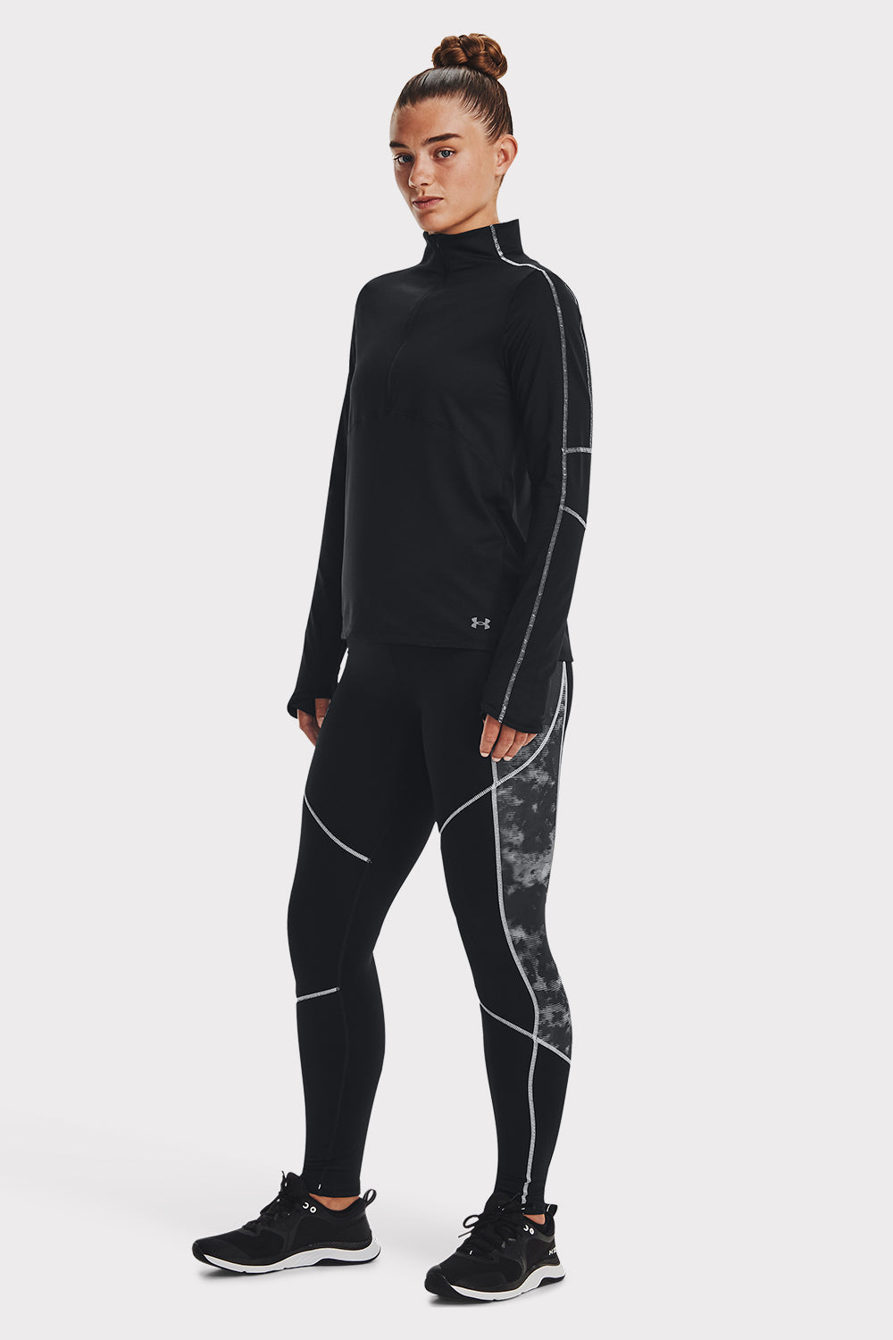 UA Train CW 1/2 Zip - Black - workoutbrands.com