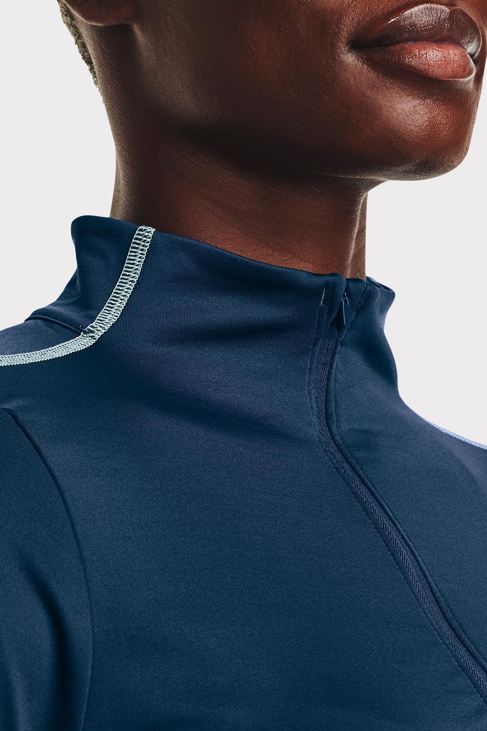UA Train CW 1/2 Zip - Petrol Blue - workoutbrands.com
