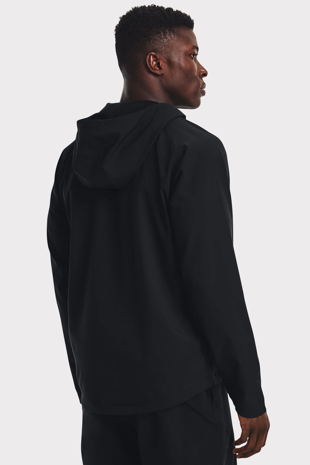 UA Unstoppable Stretchy Jacket - Black - workoutbrands.com