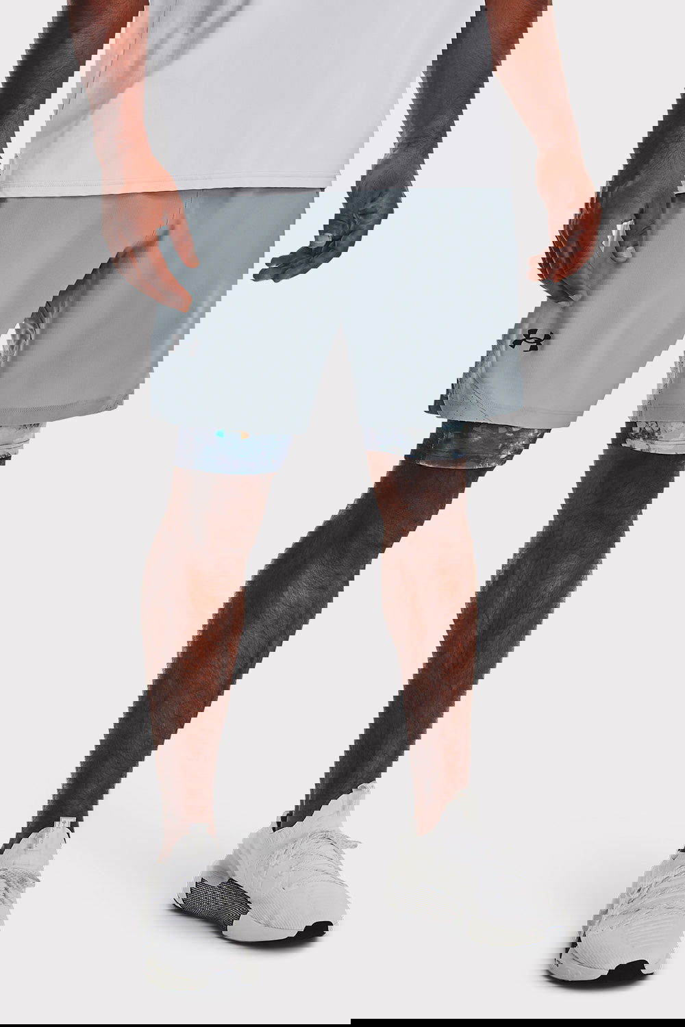 UA Vanish Woven 8in Shorts - Harbor Blue - workoutbrands.com