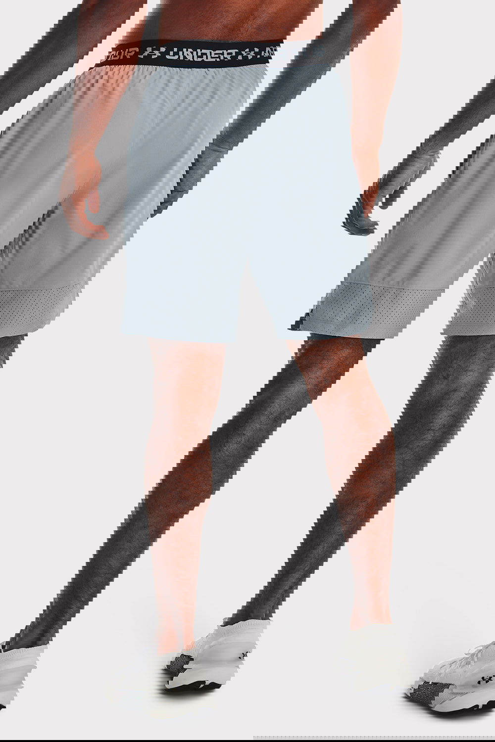 UA Vanish Woven 8in Shorts - Harbor Blue - workoutbrands.com