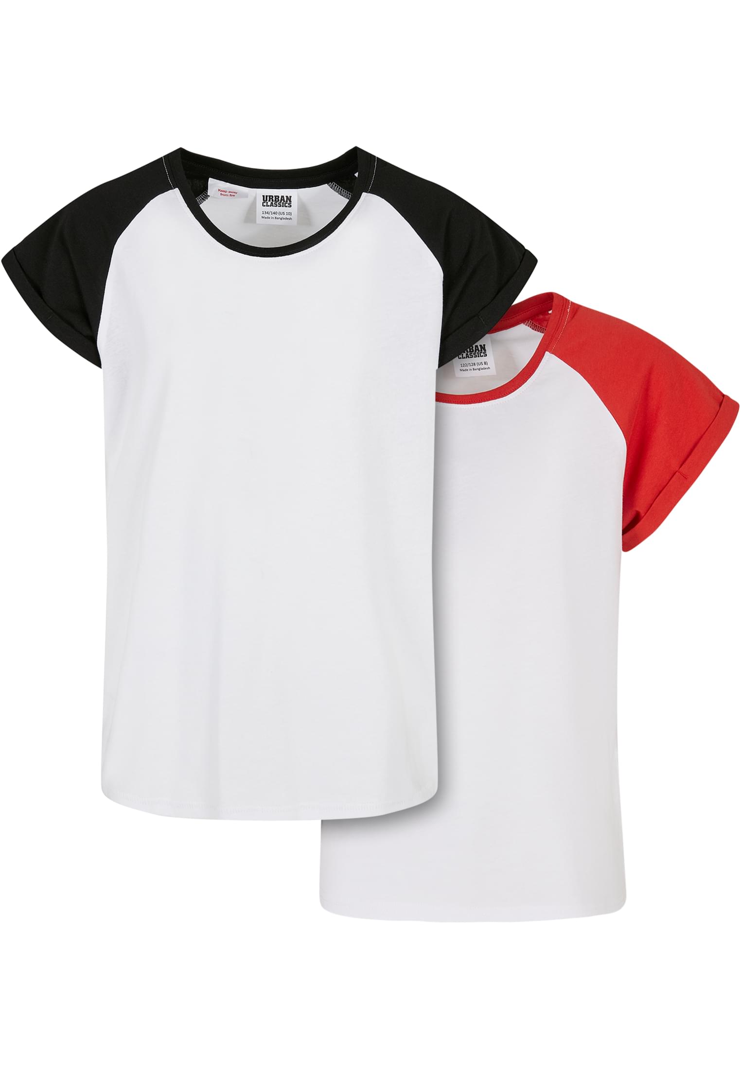 UC Girls Contrast Raglan Tee 2-Pack