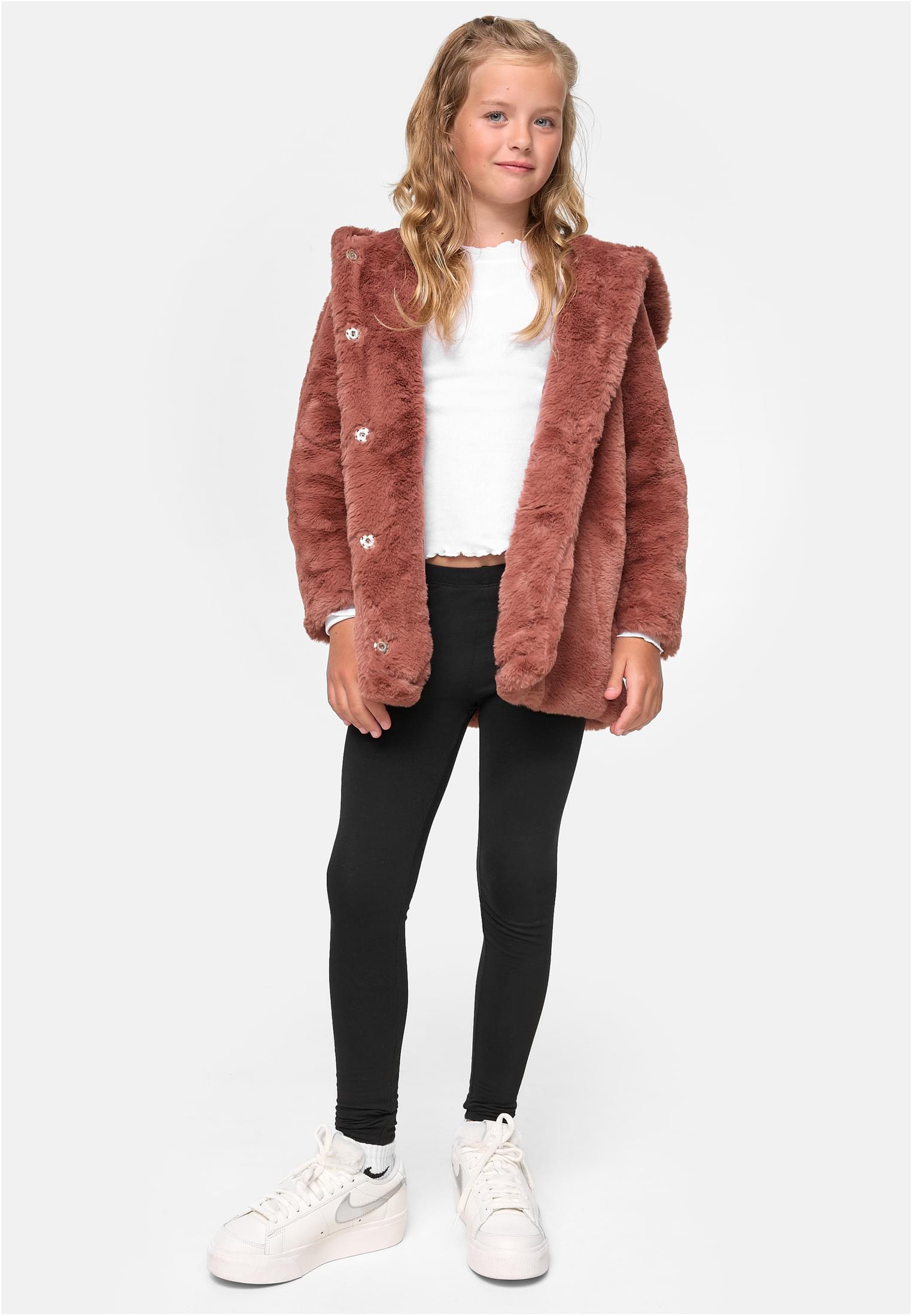 Cappotto con cappuccio Teddy UC Girls