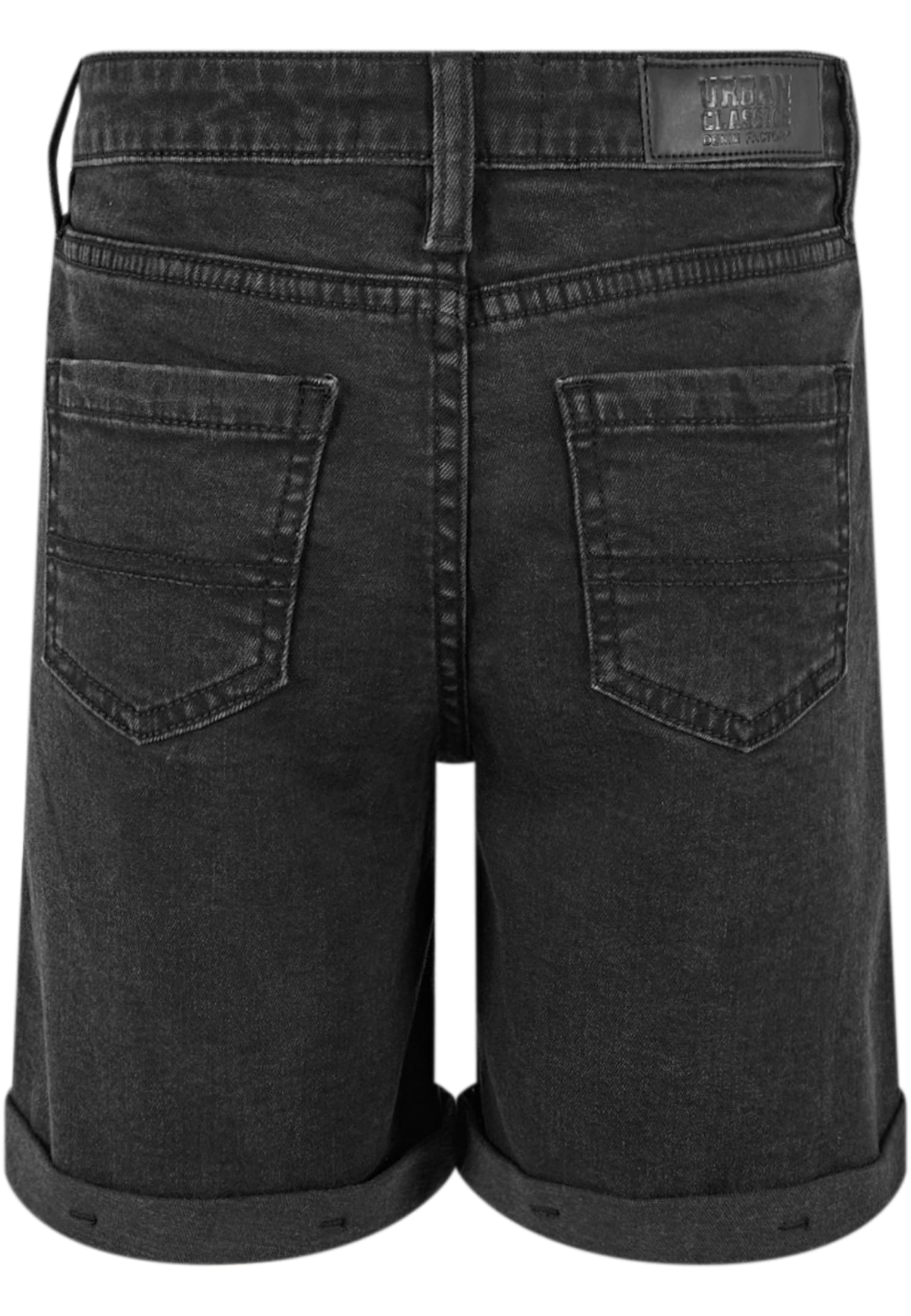 Pantaloncini 5 tasche in denim elasticizzato biologico UC Girls