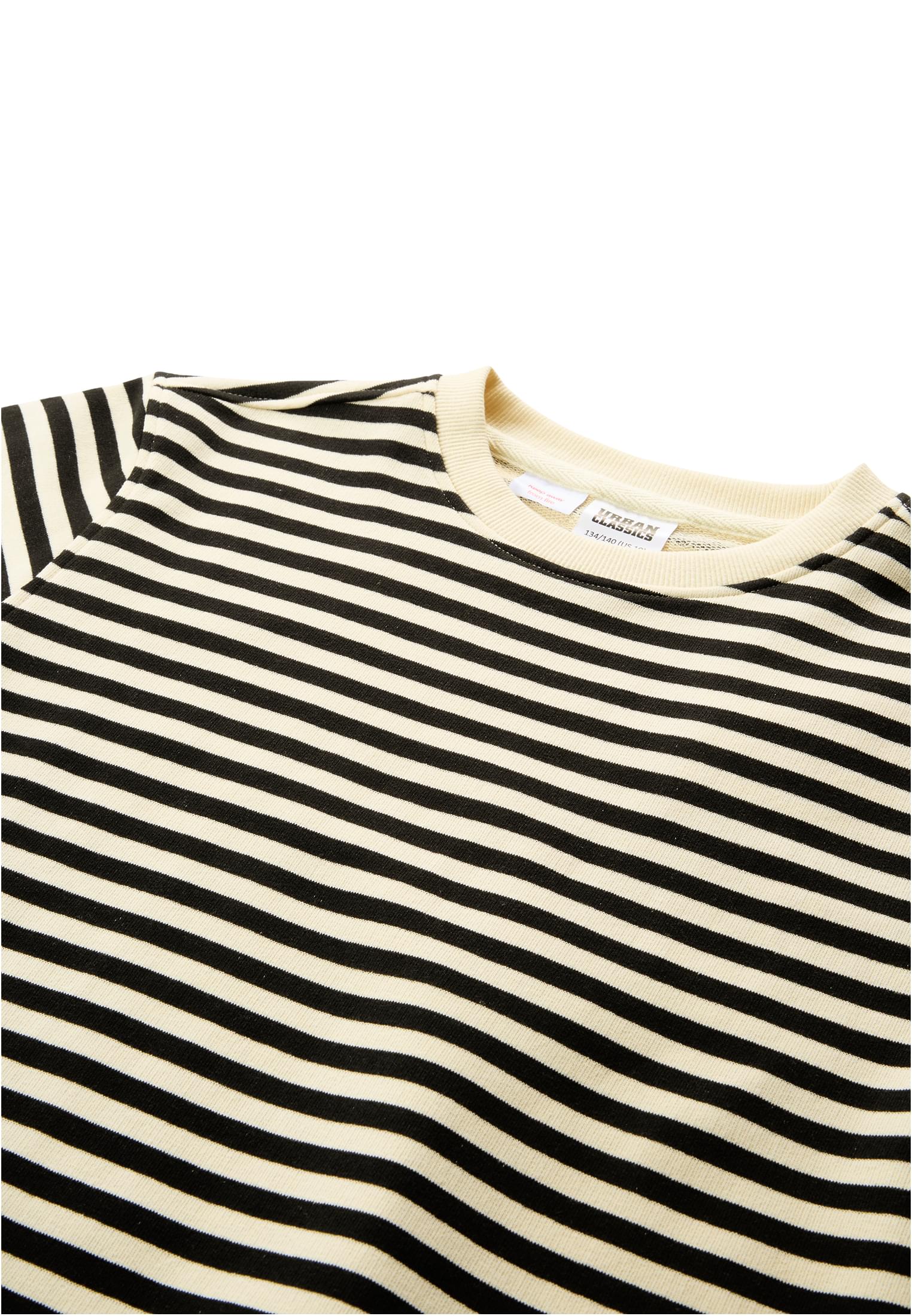 UC Girls Oversized Striped Crewneck