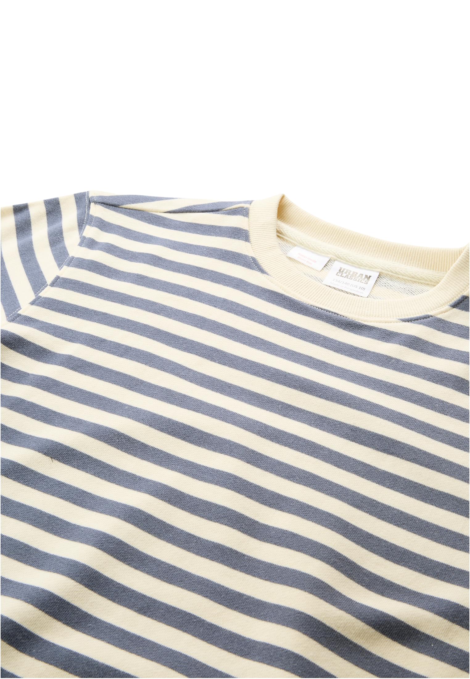 UC Girls Oversized Striped Crewneck