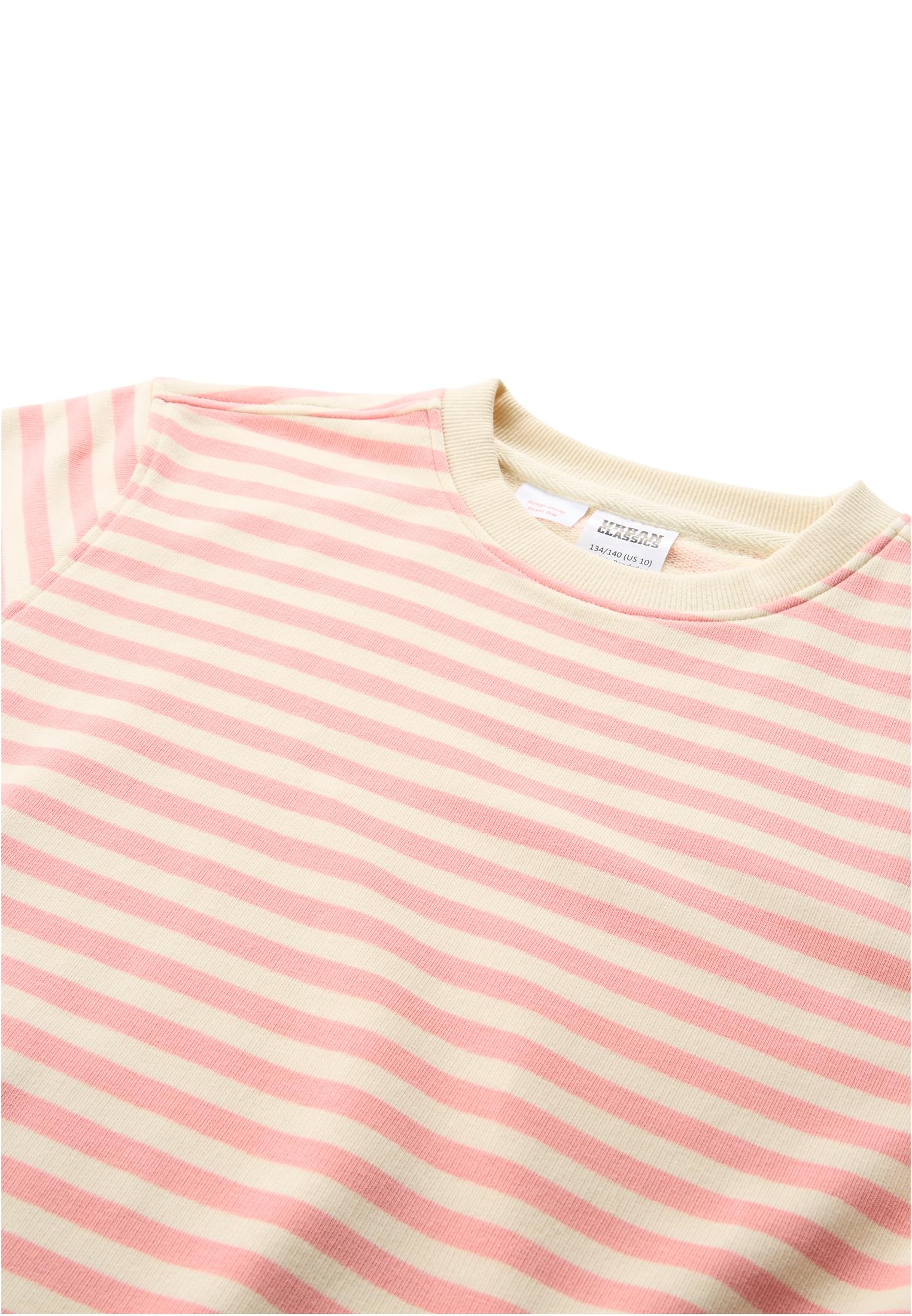 UC Girls Oversized Striped Crewneck