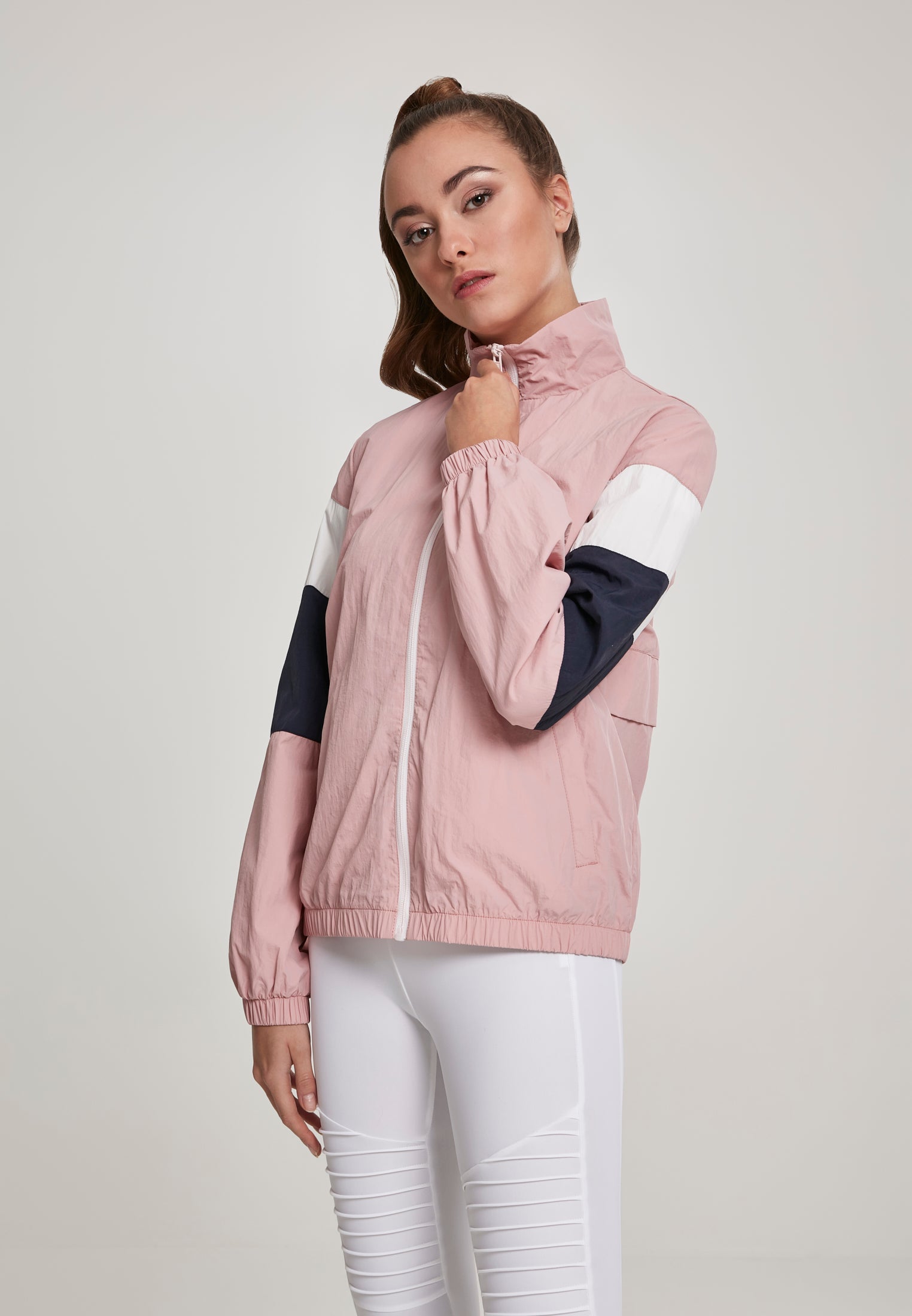 UC 3-Tone Crinkle Track Jacket - workoutbrands.com