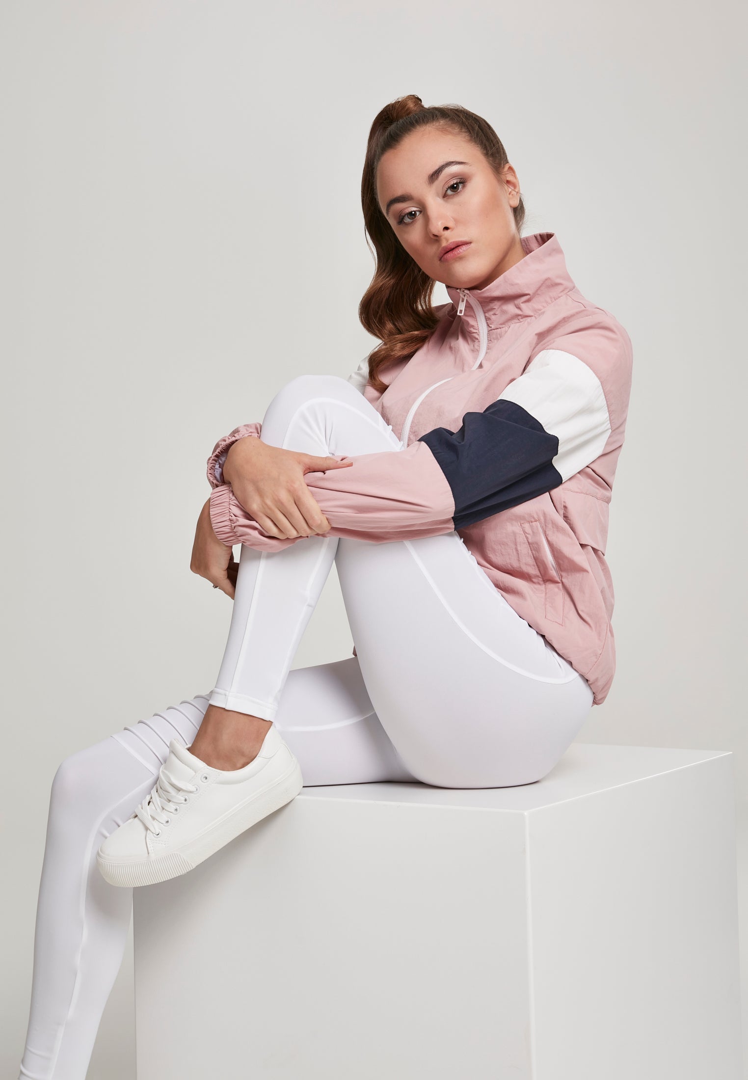 UC 3-Tone Crinkle Track Jacket - workoutbrands.com
