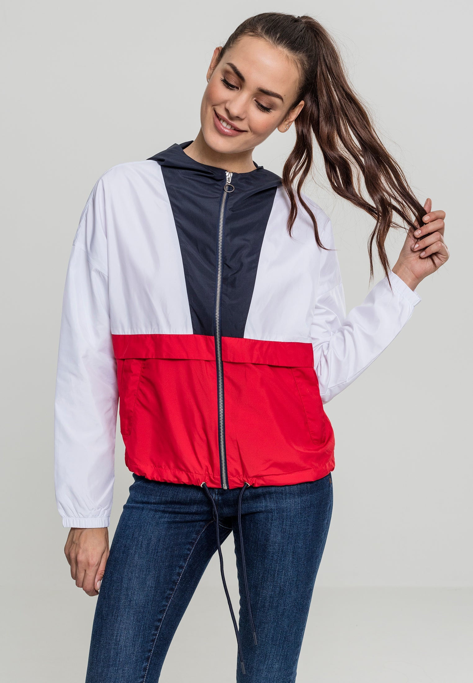 UC 3-Tone Oversize Windbreaker - workoutbrands.com