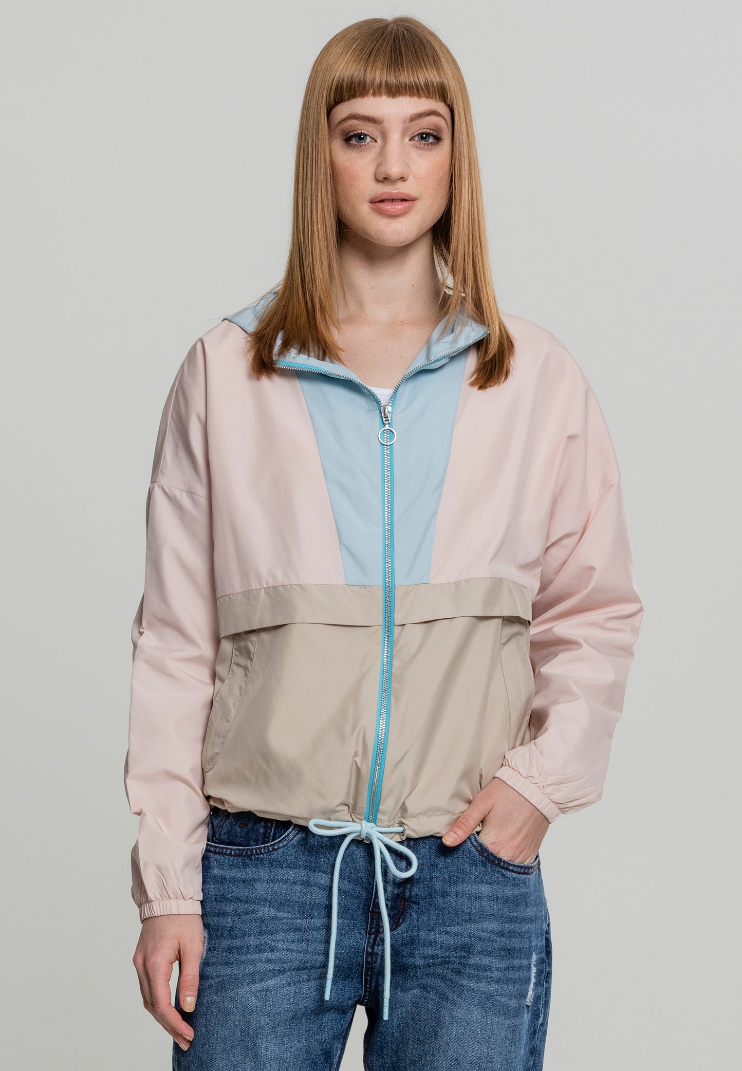 UC 3-Tone Oversize Windbreaker - workoutbrands.com