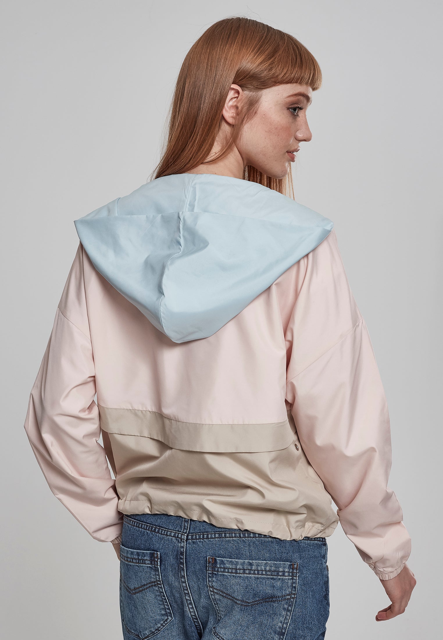 UC 3-Tone Oversize Windbreaker - workoutbrands.com