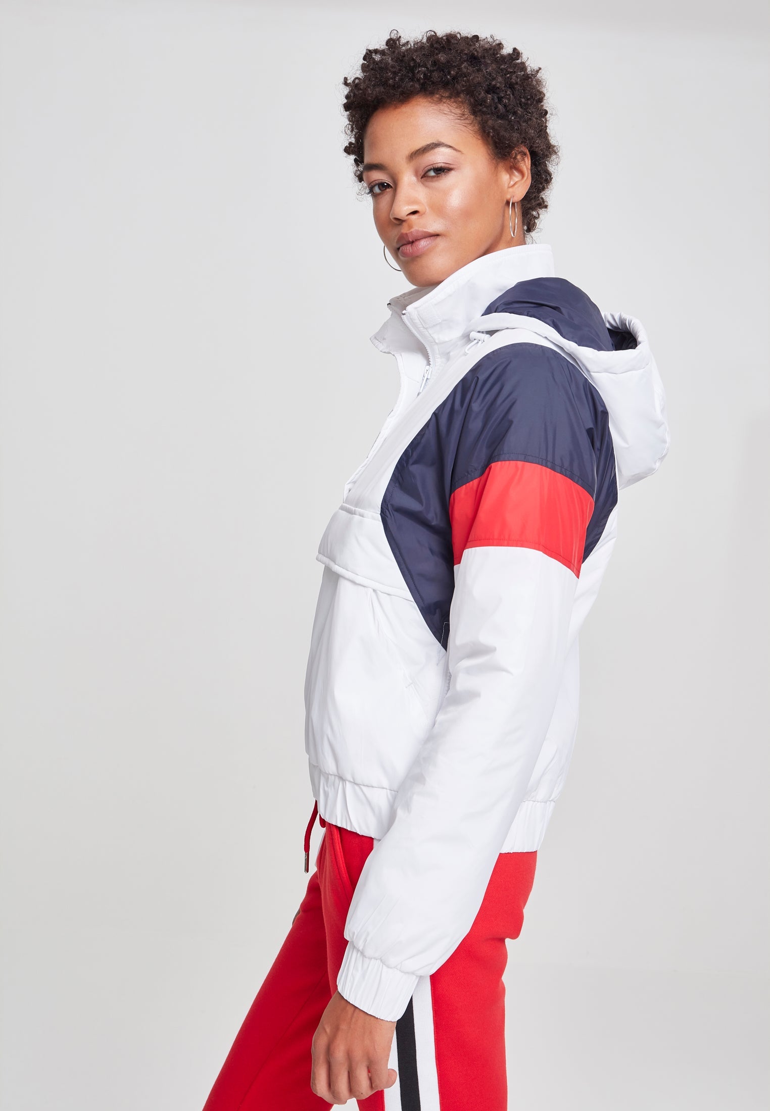 UC 3-Tone Padded Pull Over Jacket - workoutbrands.com