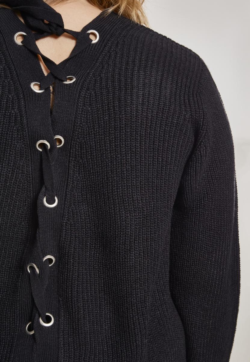 UC Back Lace Up Sweater - workoutbrands.com