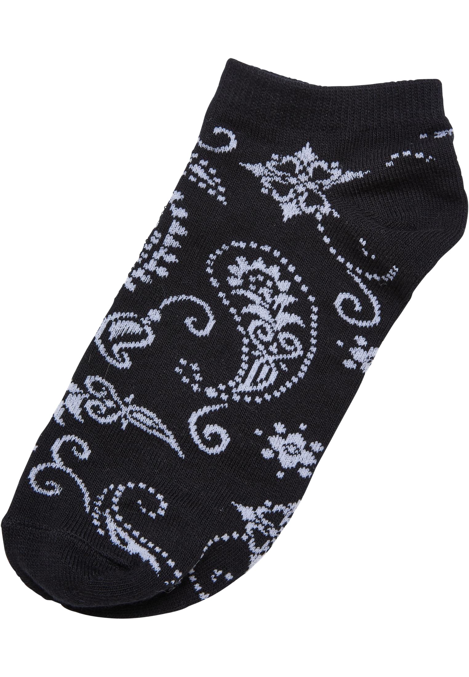 UC Bandana Pattern No Show Socks 5-Pack - workoutbrands.com