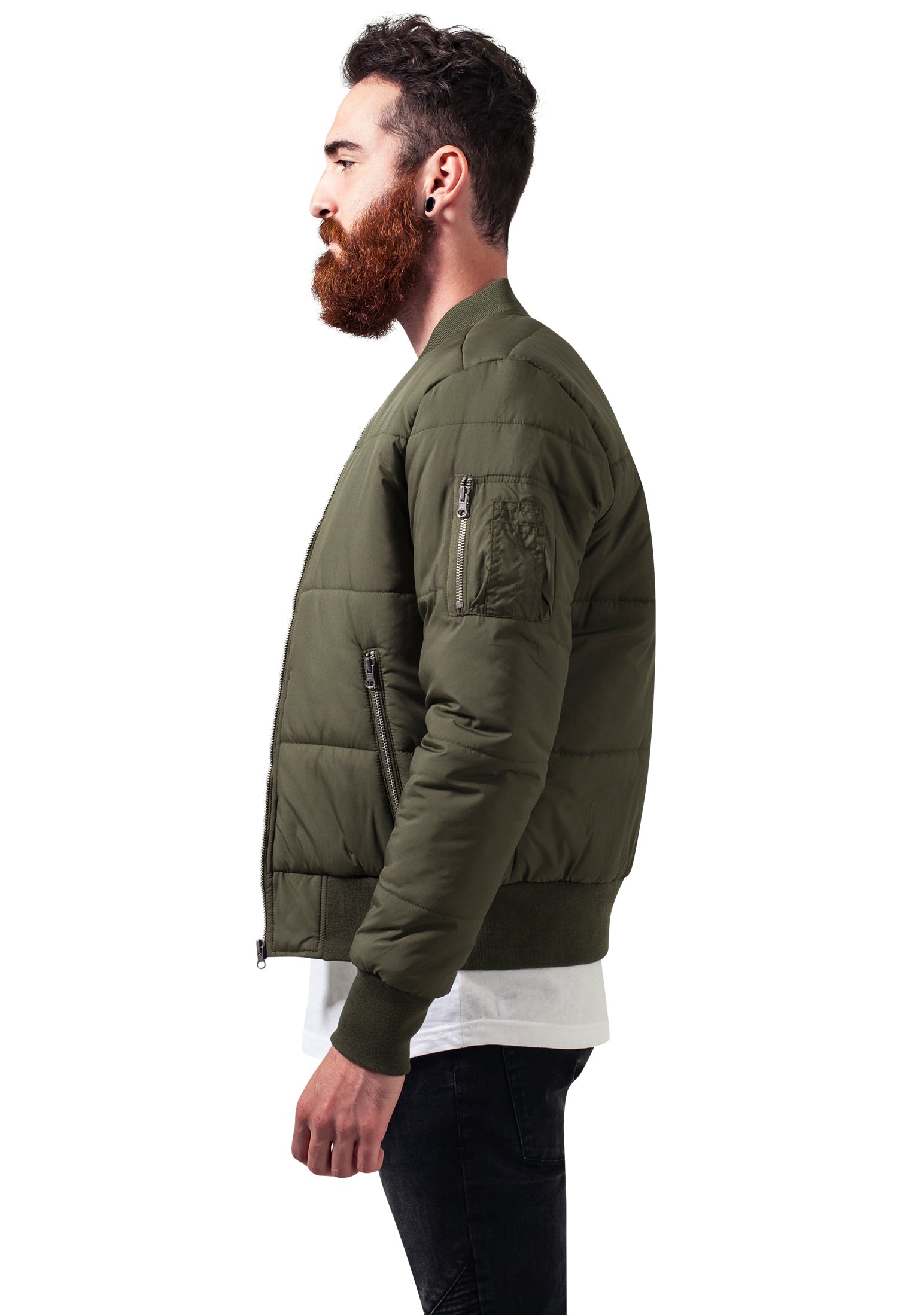 UC Basic Quilt Bomber Jacket - workoutbrands.com