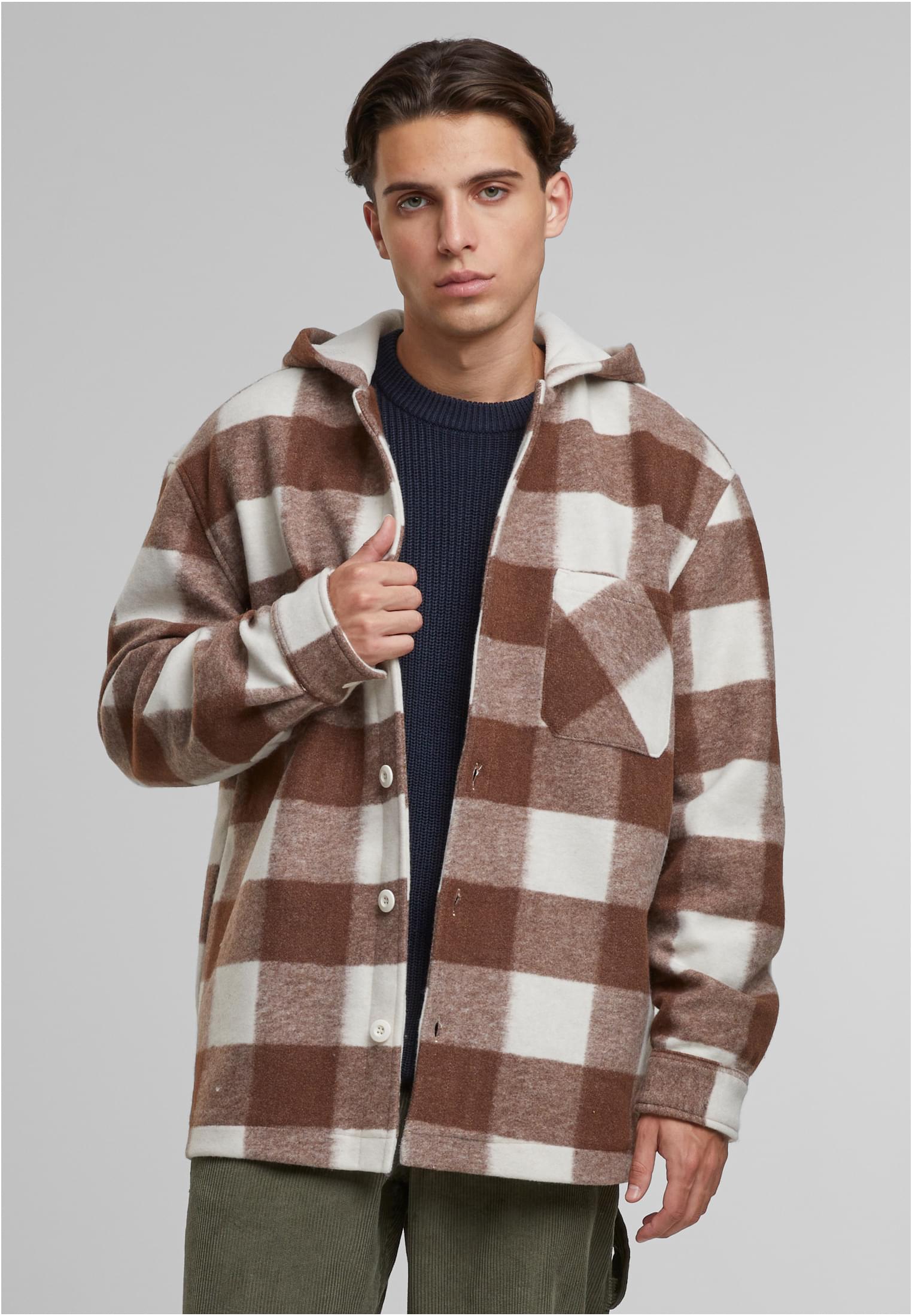 UC Big Check Jacket With Hood - workoutbrands.com