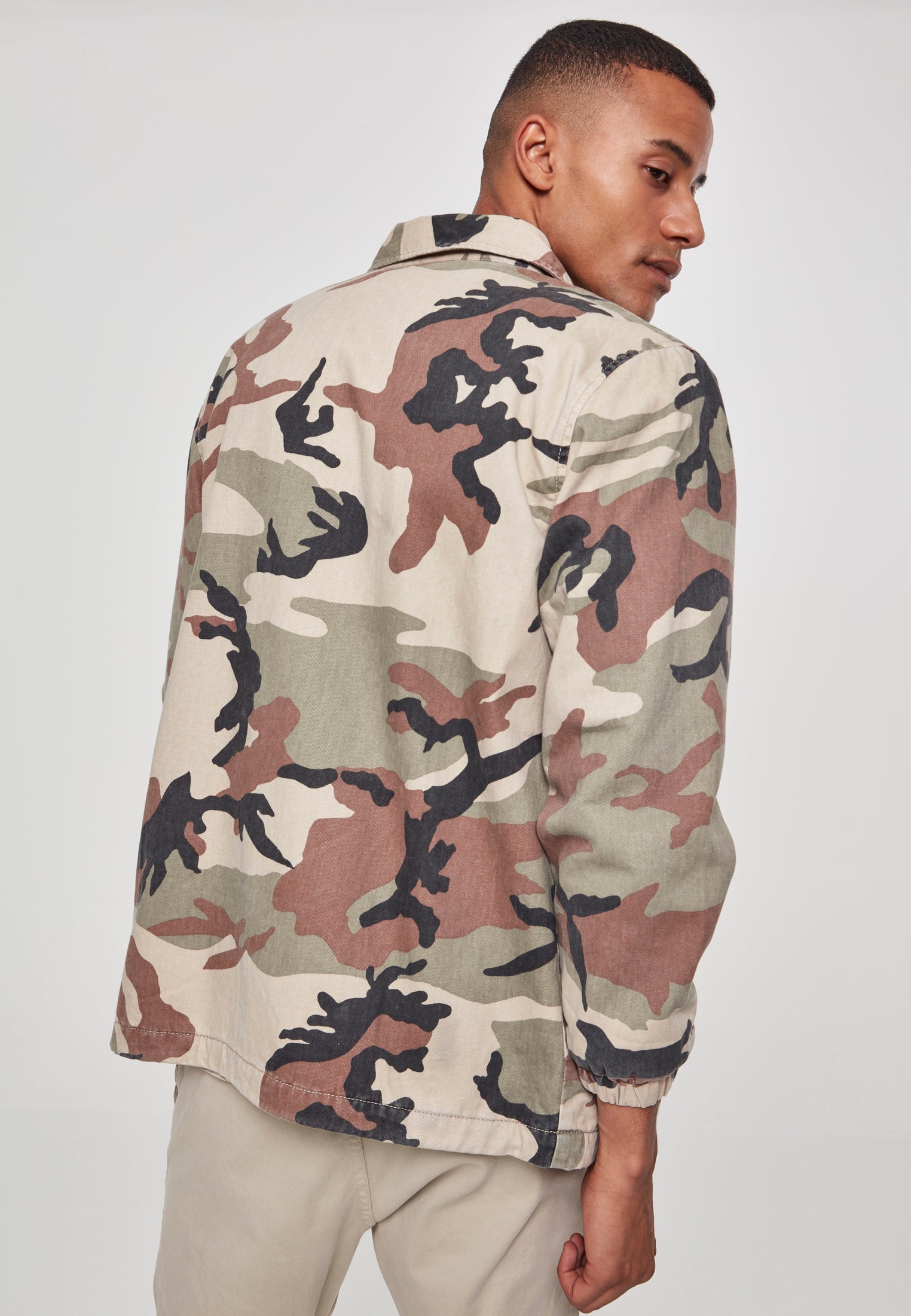 UC Camo Cotton Coach Jacket - workoutbrands.com