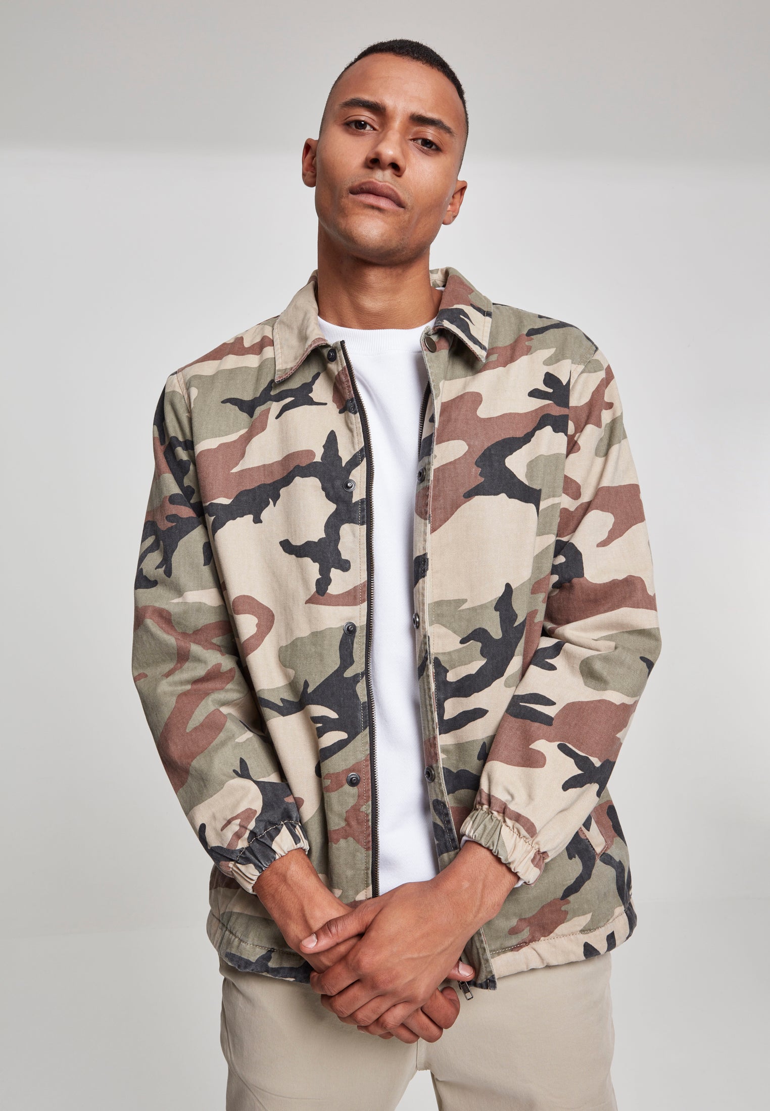 UC Camo Cotton Coach Jacket - workoutbrands.com