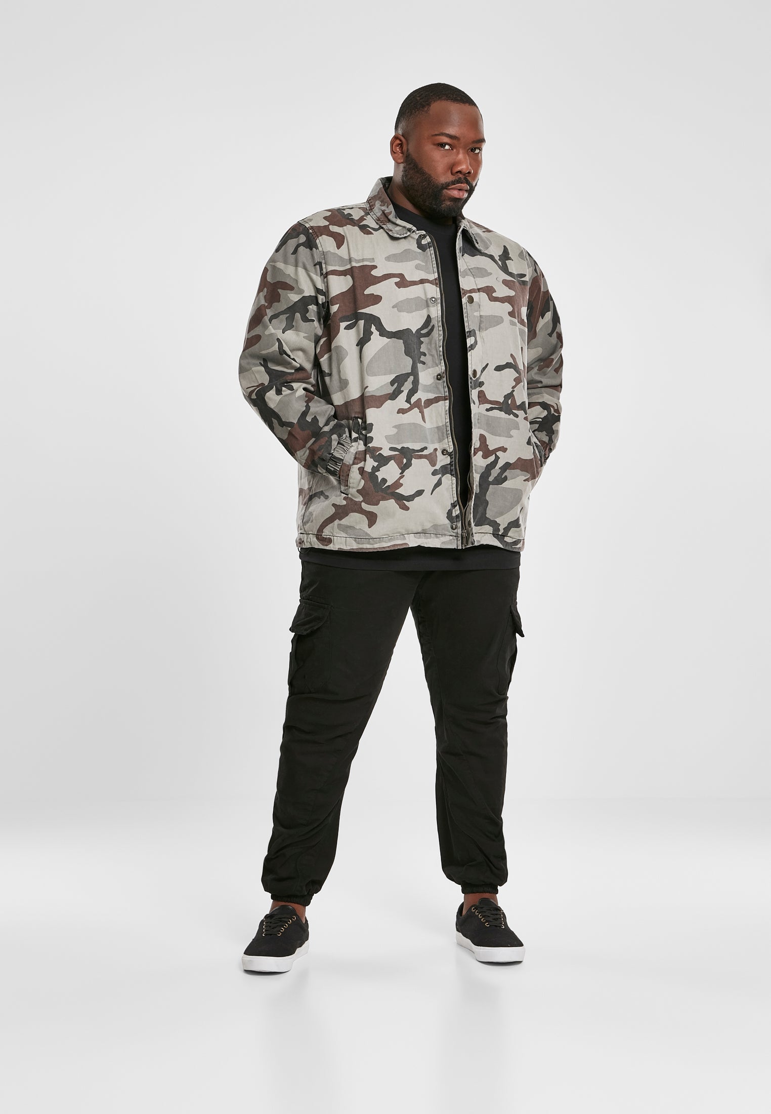 UC Camo Cotton Coach Jacket - workoutbrands.com