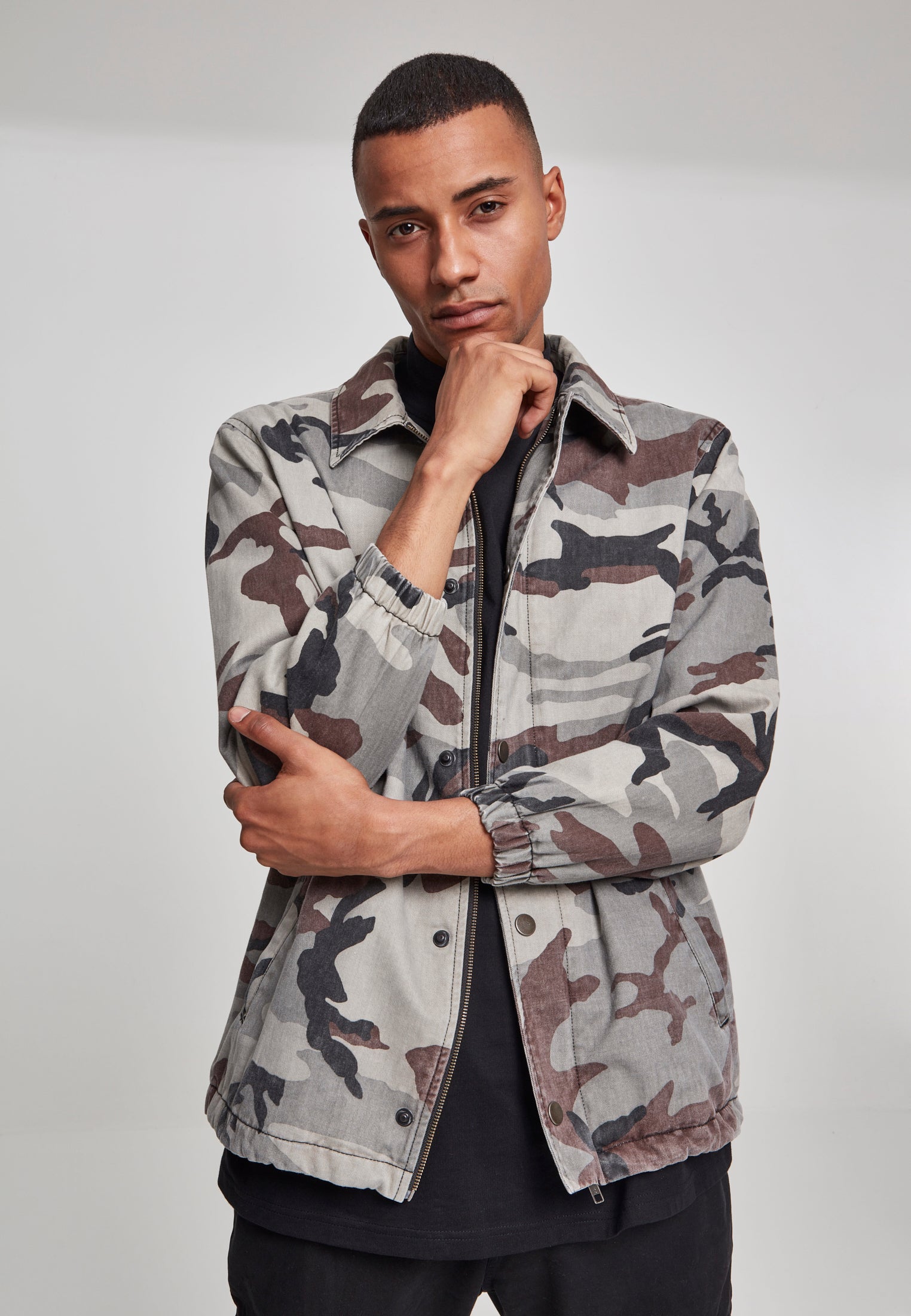 UC Camo Cotton Coach Jacket - workoutbrands.com