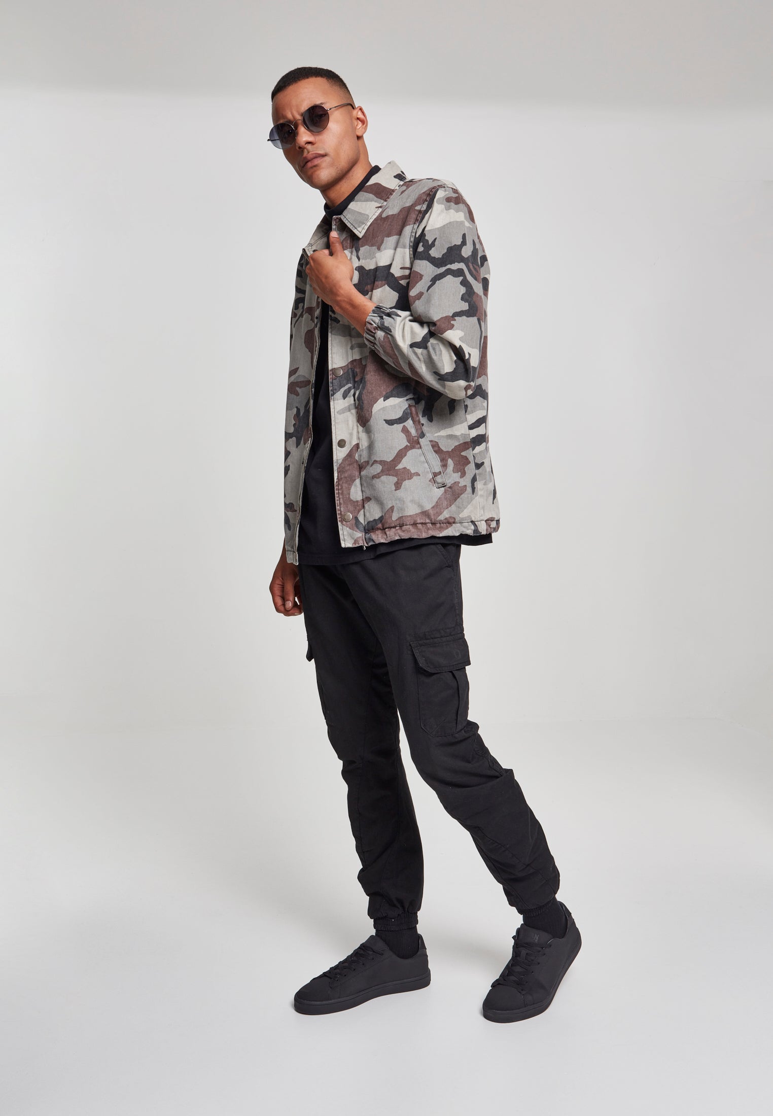 UC Camo Cotton Coach Jacket - workoutbrands.com
