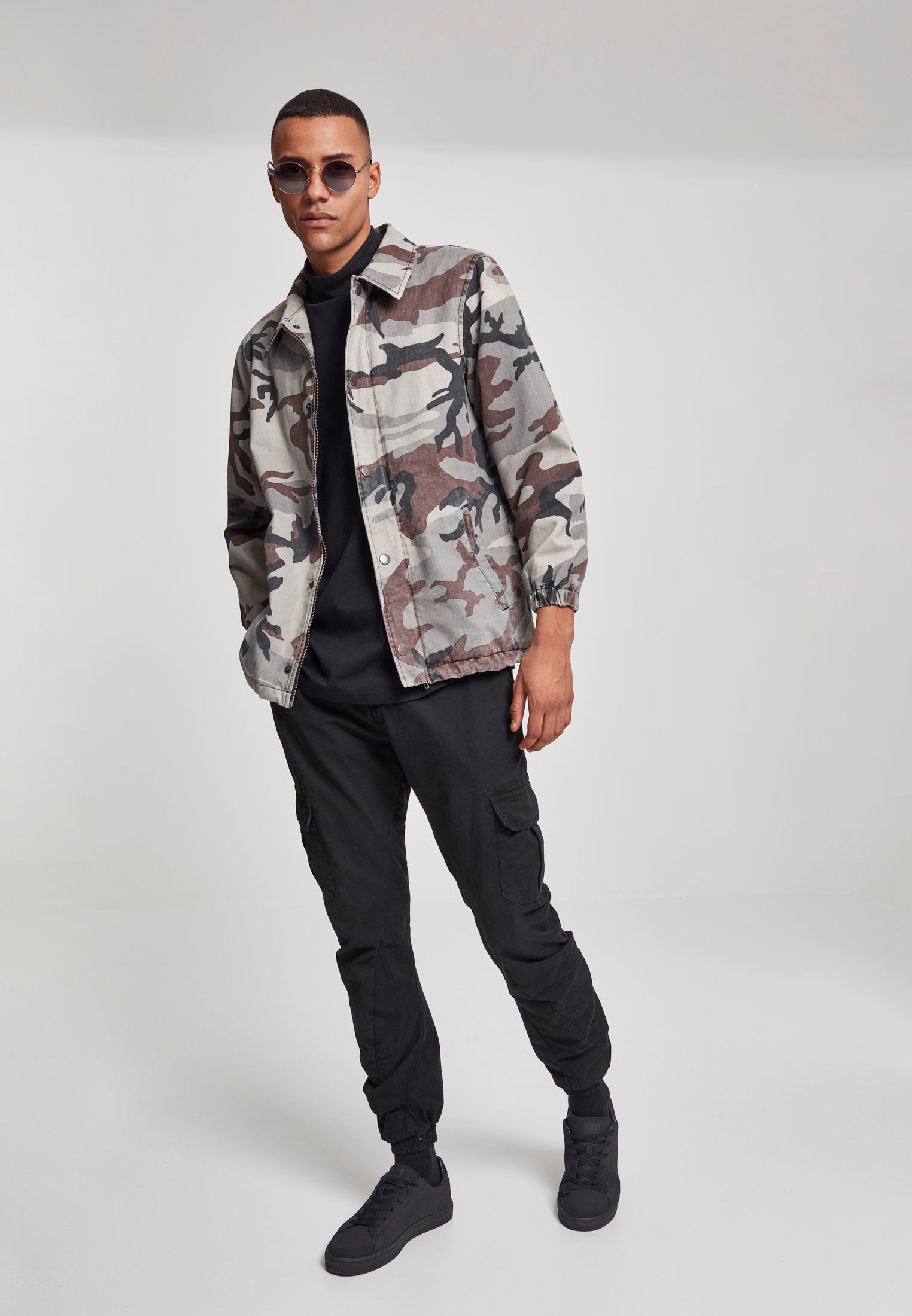 UC Camo Cotton Coach Jacket - workoutbrands.com