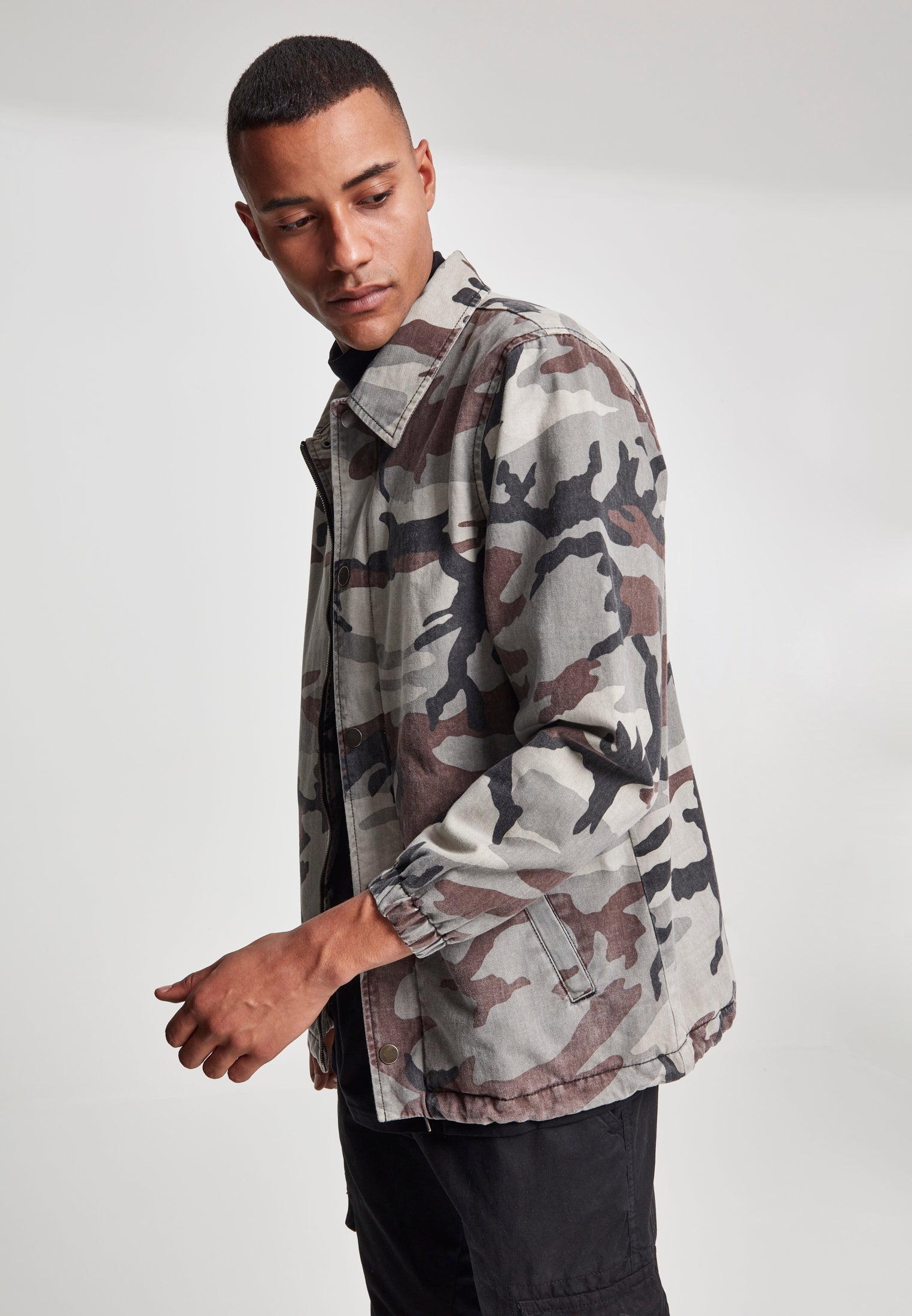 UC Camo Cotton Coach Jacket - workoutbrands.com