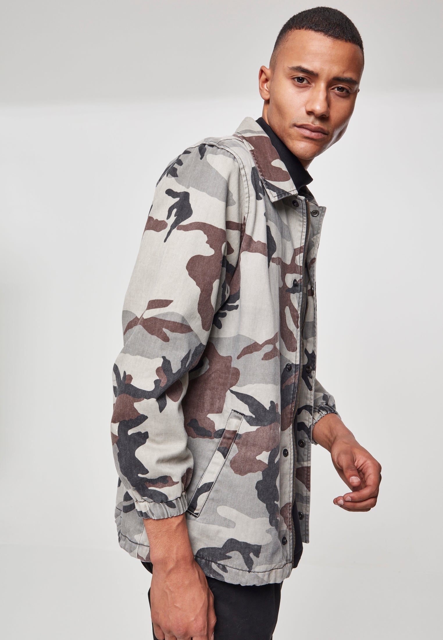 UC Camo Cotton Coach Jacket - workoutbrands.com