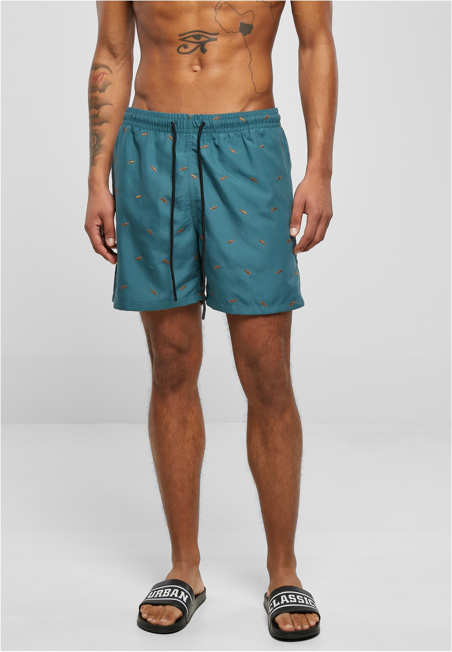 UC Embroidery Swim Shorts - workoutbrands.com
