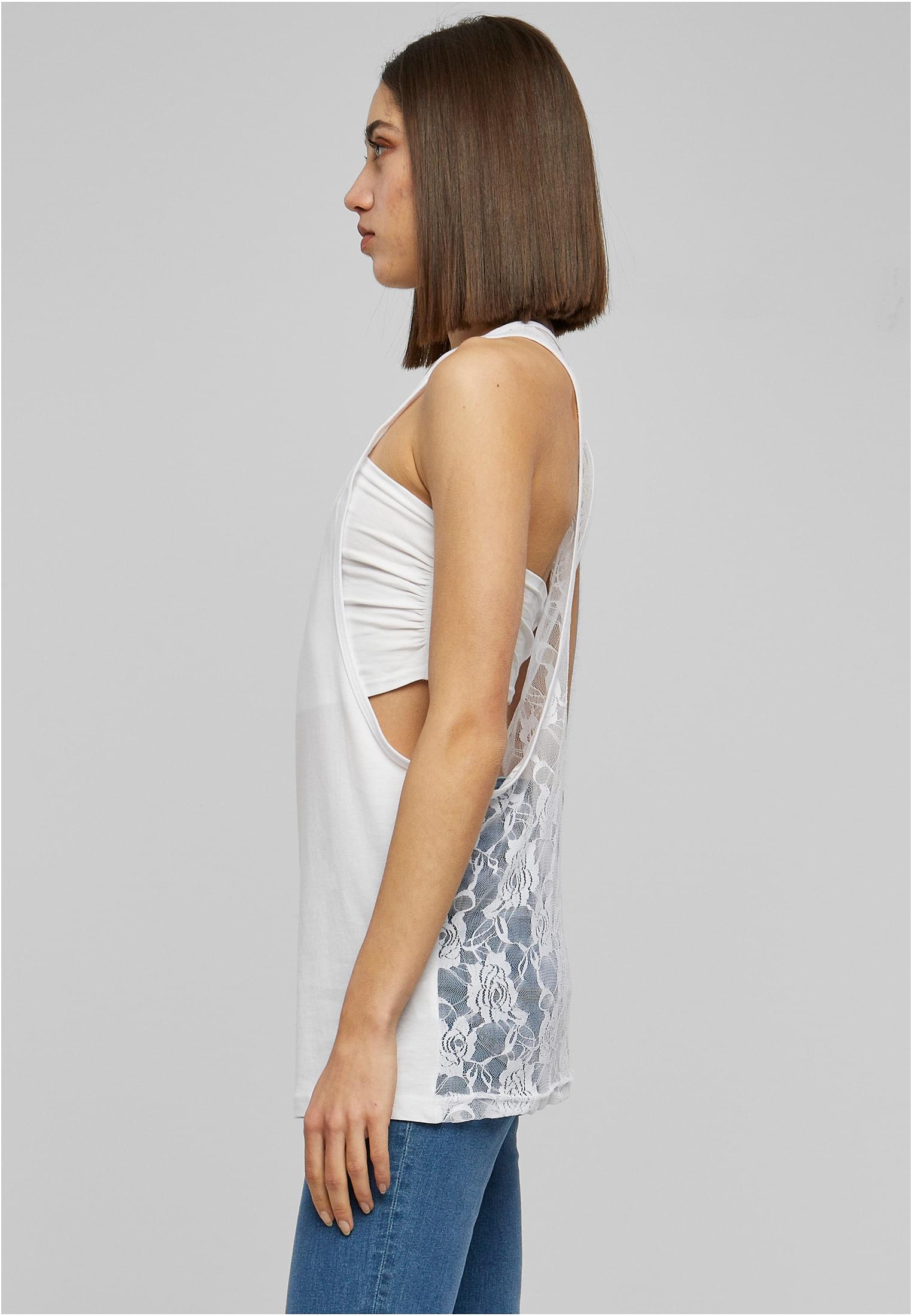 UC Floral Lace Loose Tank - workoutbrands.com