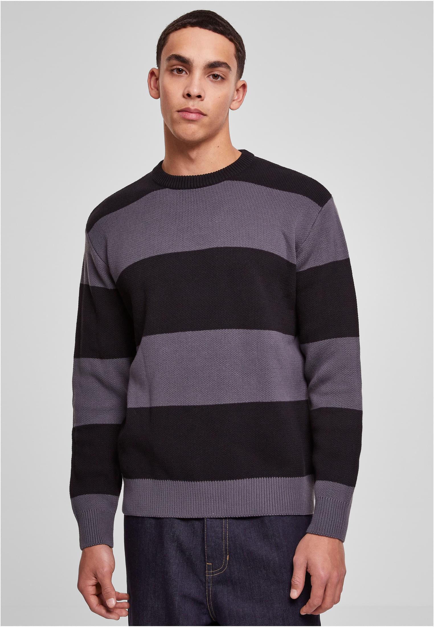 UC Heavy Oversized Striped Sweatshirt - workoutbrands.com