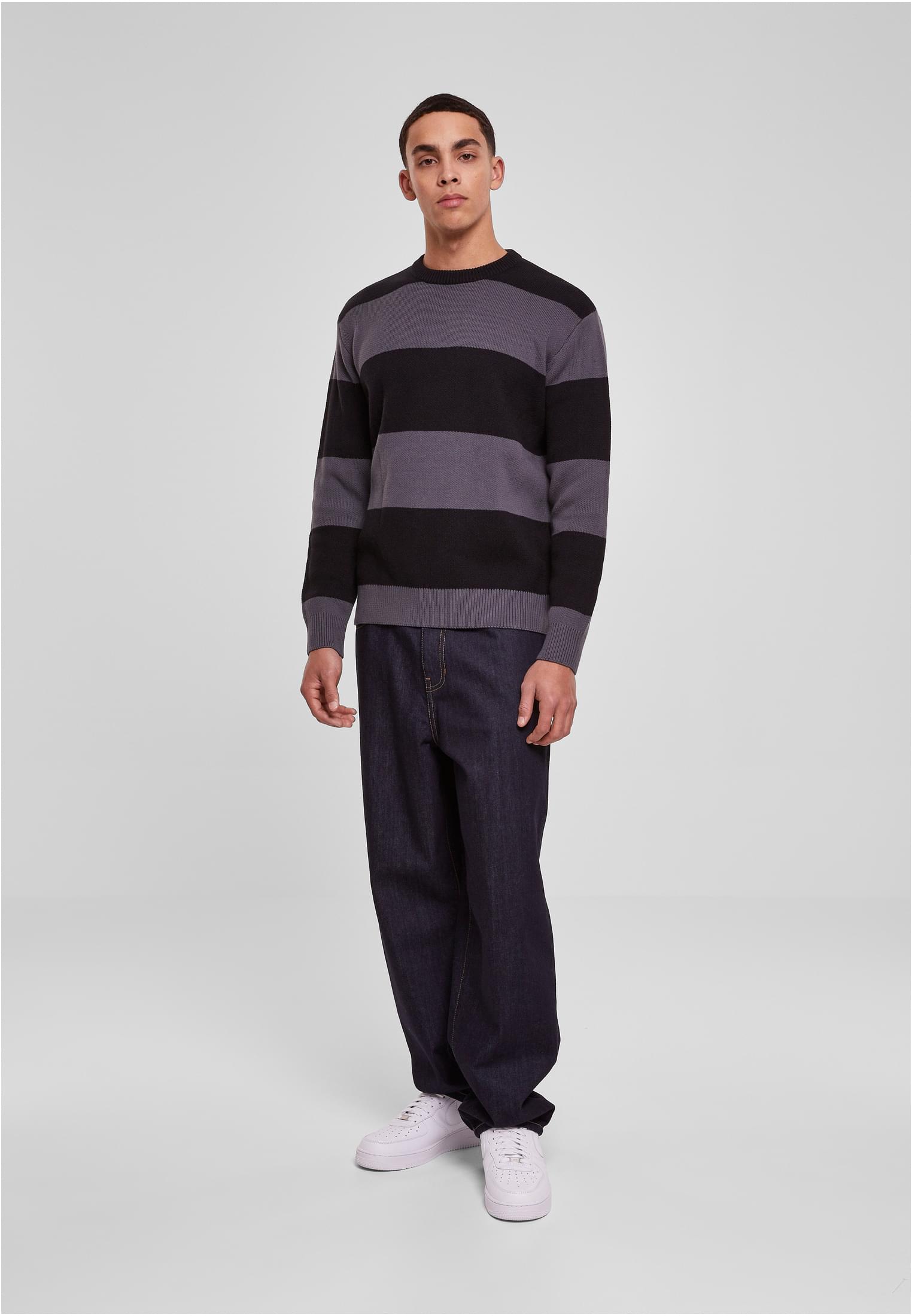 UC Heavy Oversized Striped Sweatshirt - workoutbrands.com