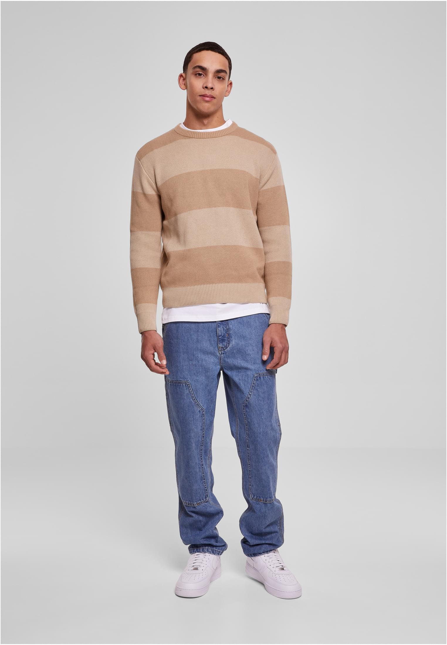 UC Heavy Oversized Striped Sweatshirt - workoutbrands.com
