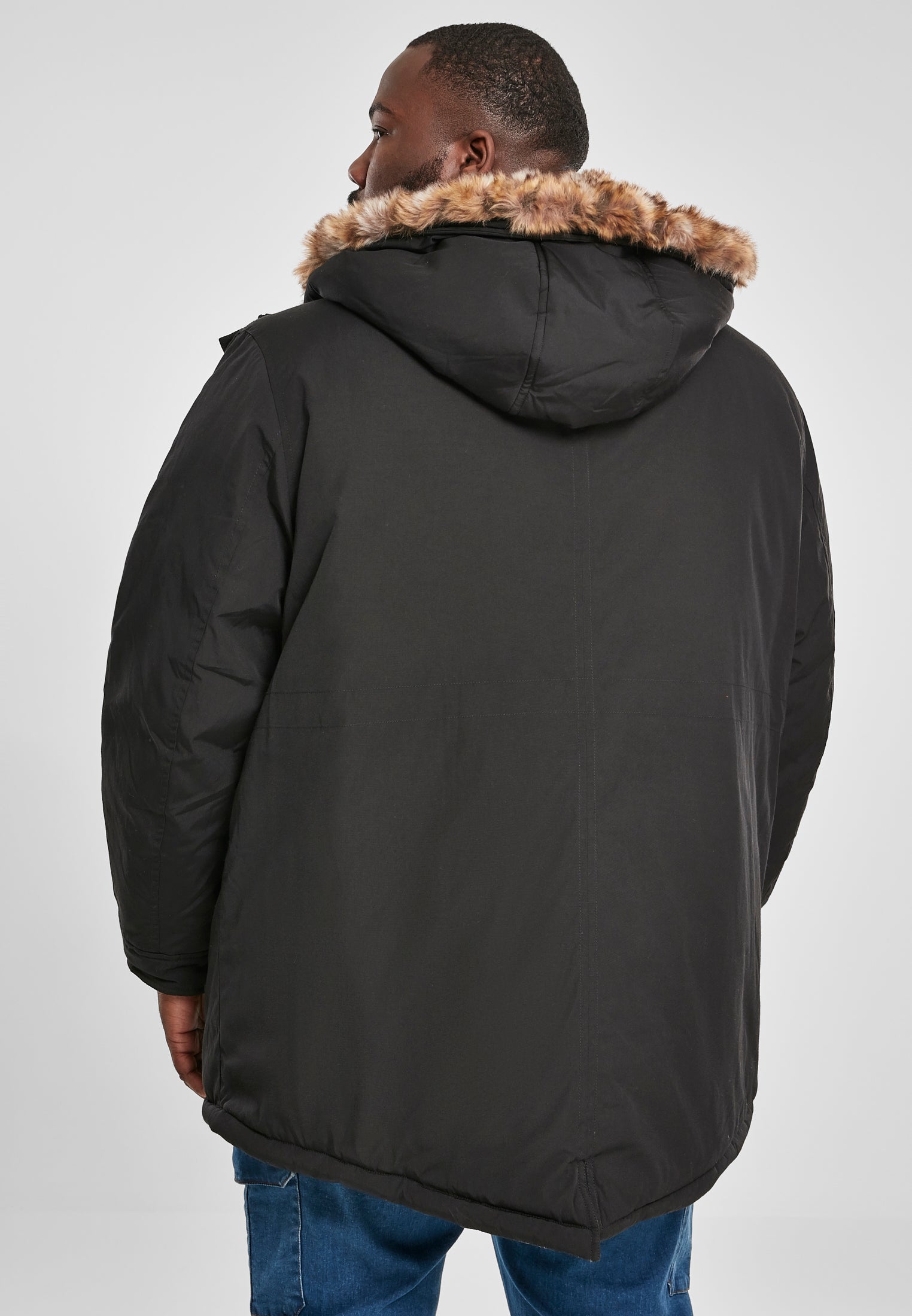 UC Hooded Faux Fur Parka - workoutbrands.com